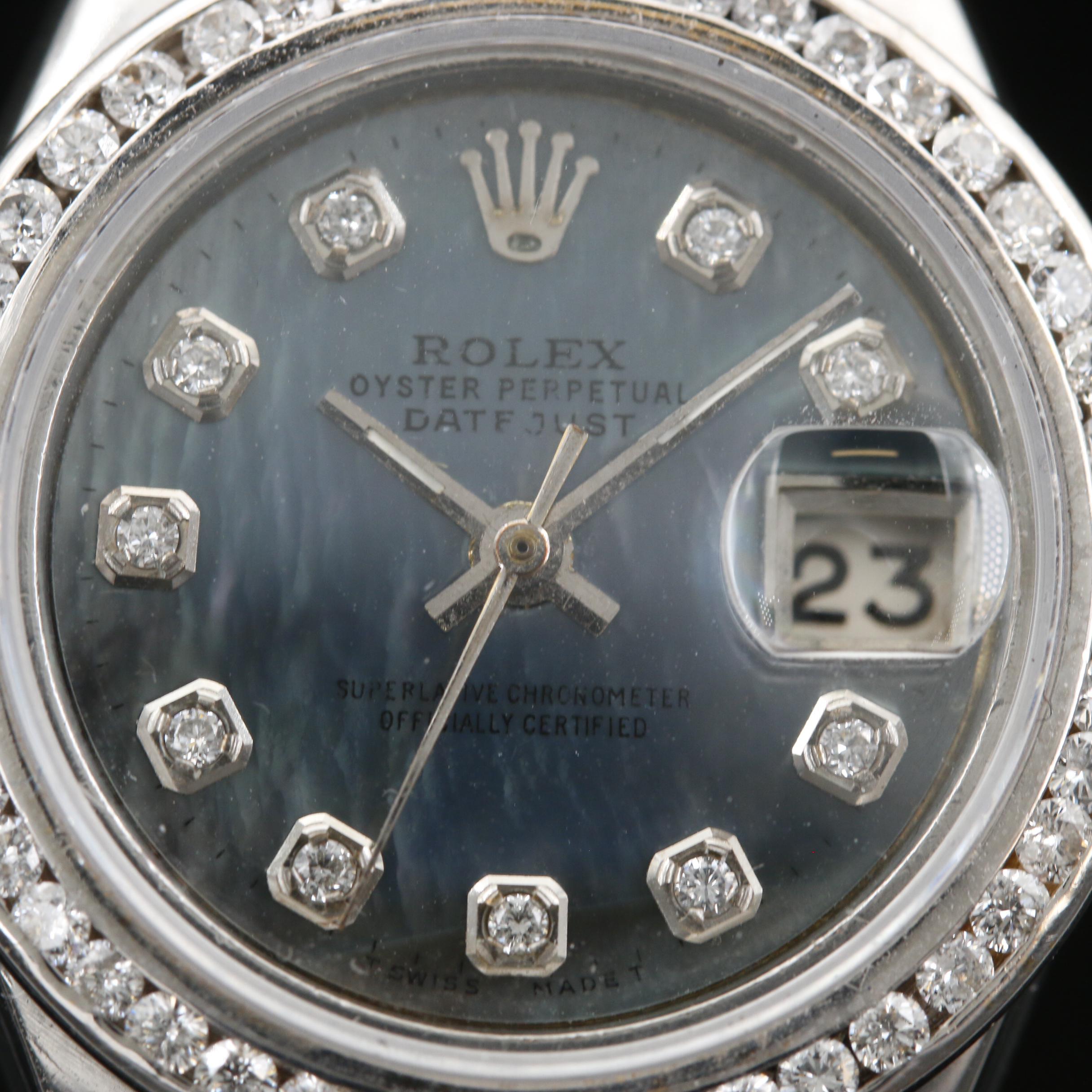 Rolex Datejust 1.00 CTW Diamond, 18K and Stainless Steel Automatic Watch