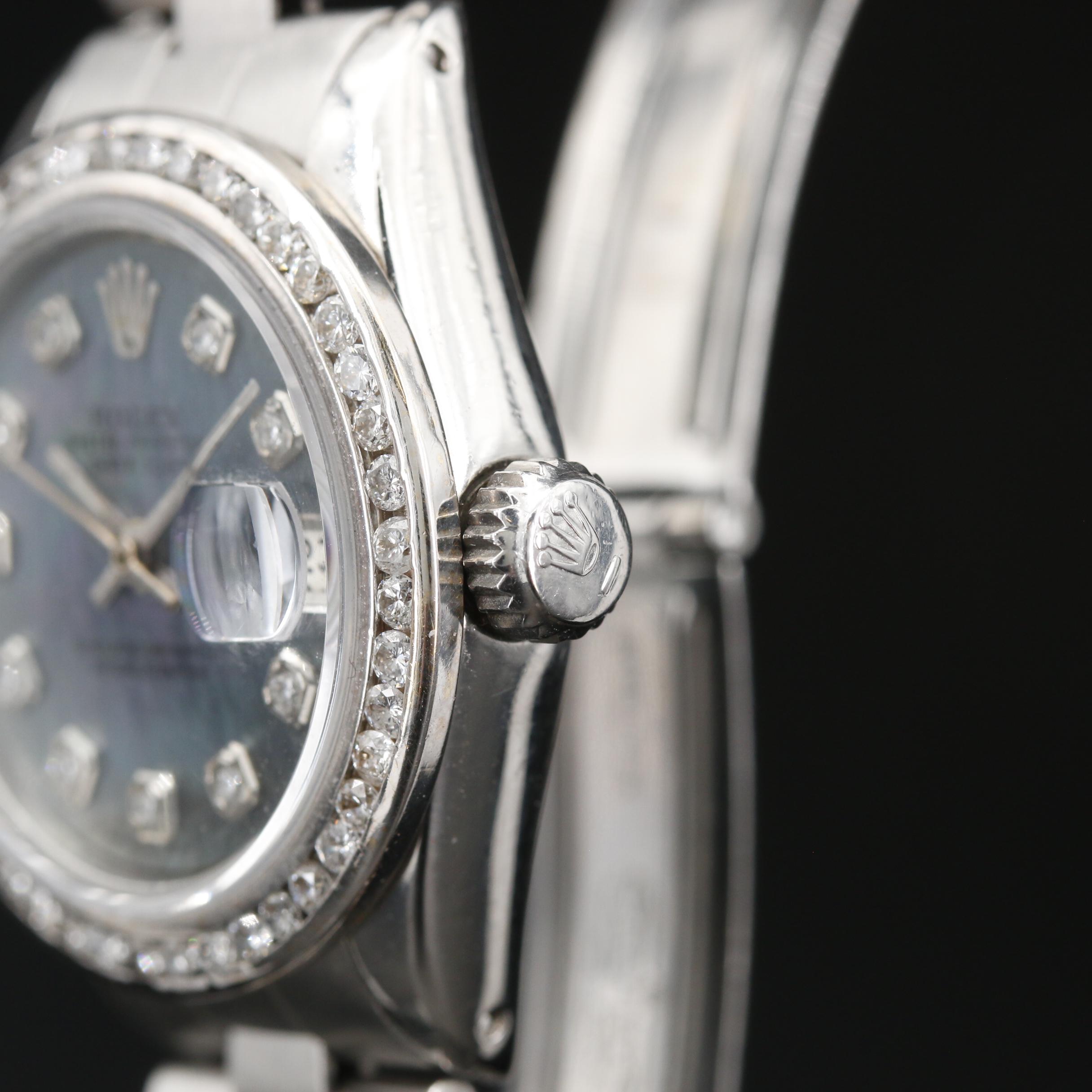 Rolex Datejust 1.00 CTW Diamond, 18K and Stainless Steel Automatic Watch