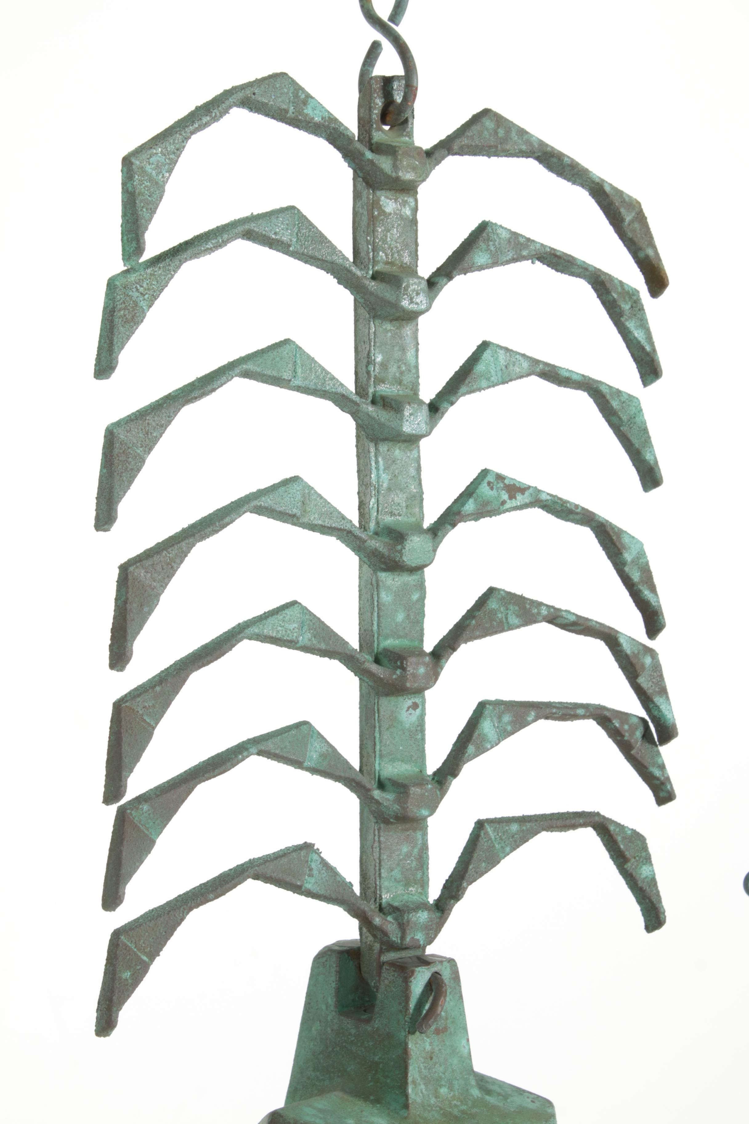 Paolo Soleri "Cosanti" and "Arcosanti" Verdigris Bronze Wind Chimes