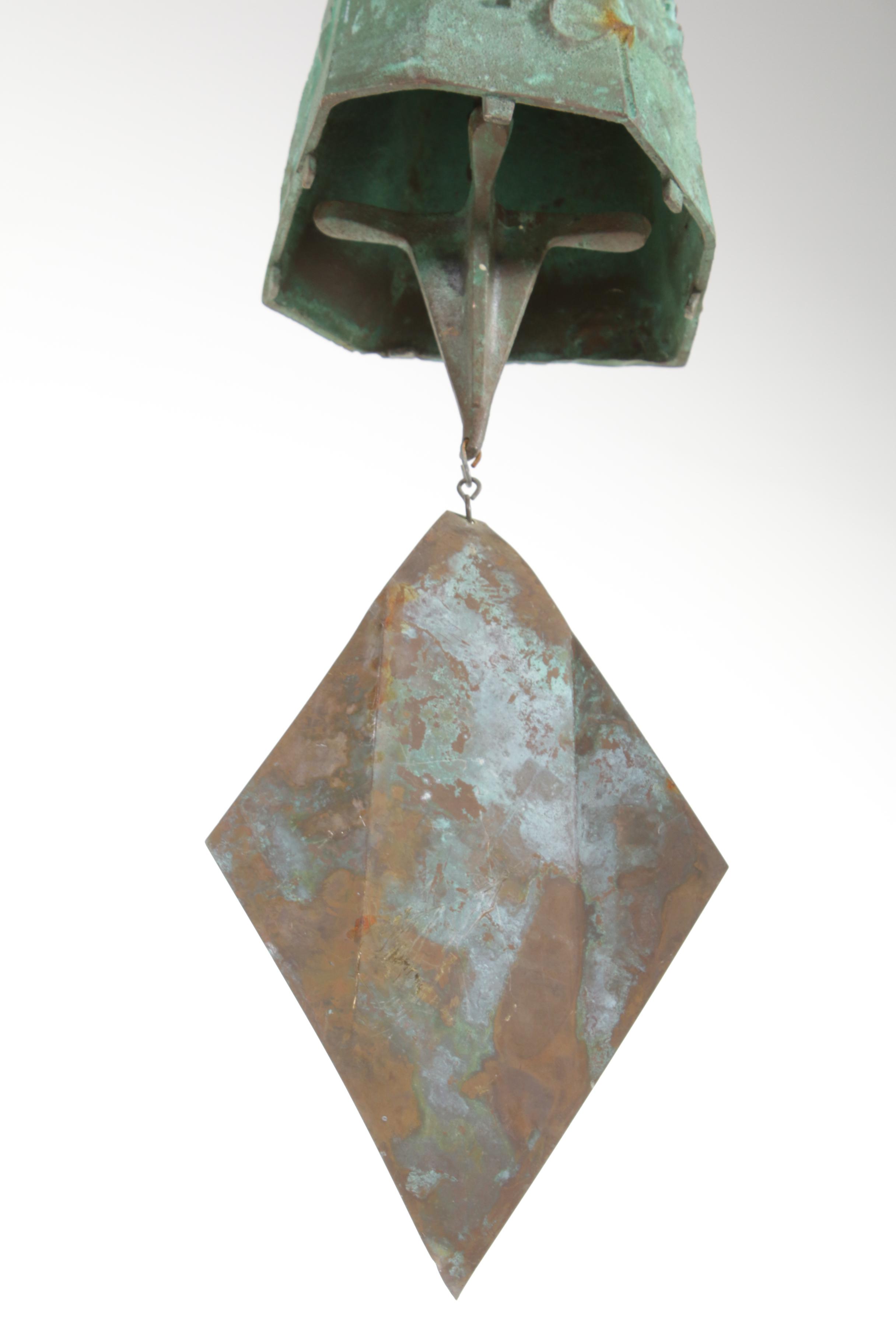 Paolo Soleri "Cosanti" and "Arcosanti" Verdigris Bronze Wind Chimes