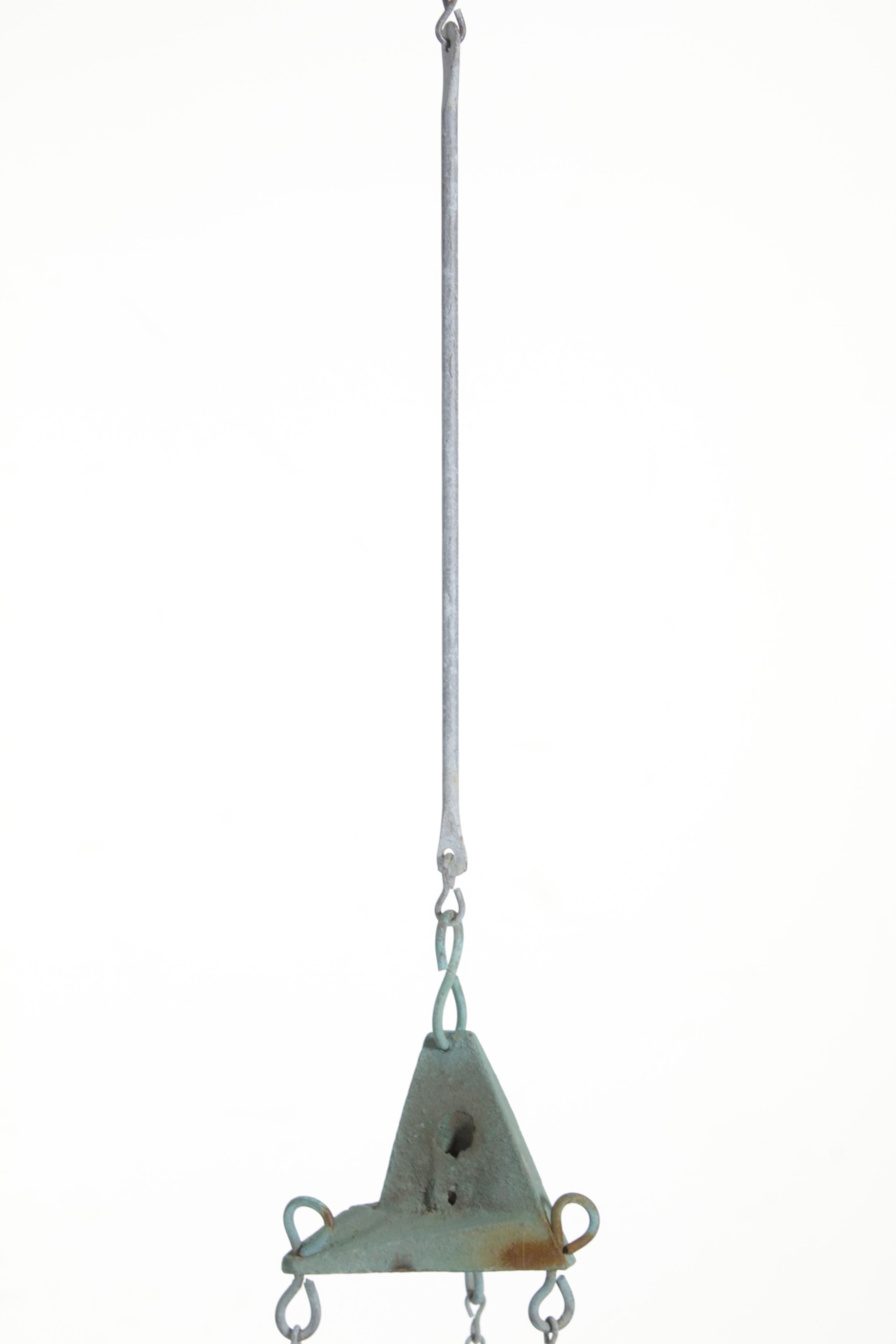 Paolo Soleri "Cosanti" and "Arcosanti" Verdigris Bronze Wind Chimes