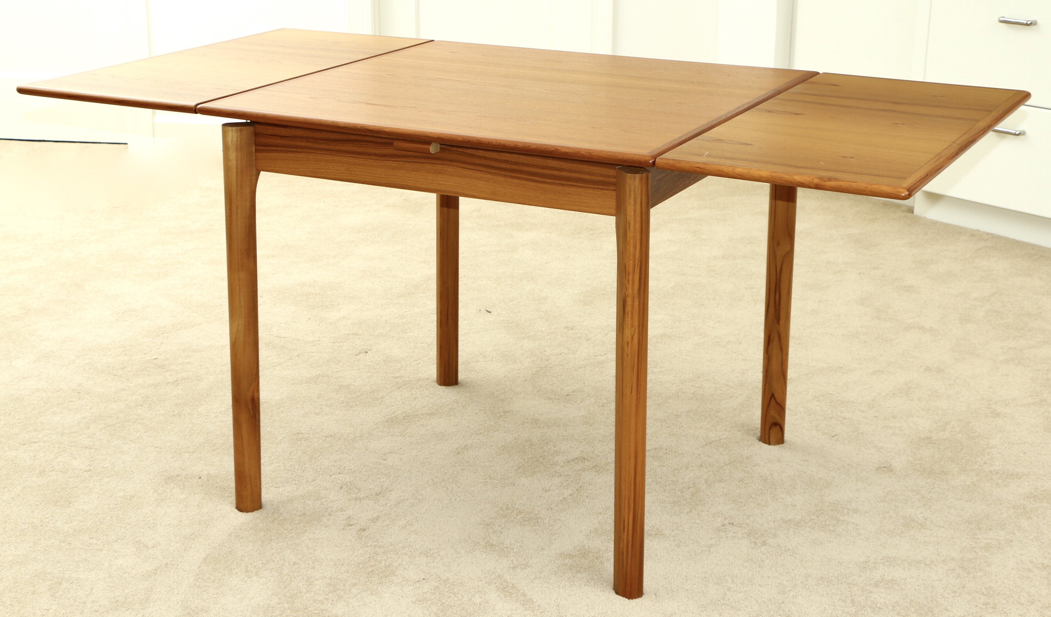 Ansager Møbler Danish Modern Teak Dining/Game Table with Other Chairs