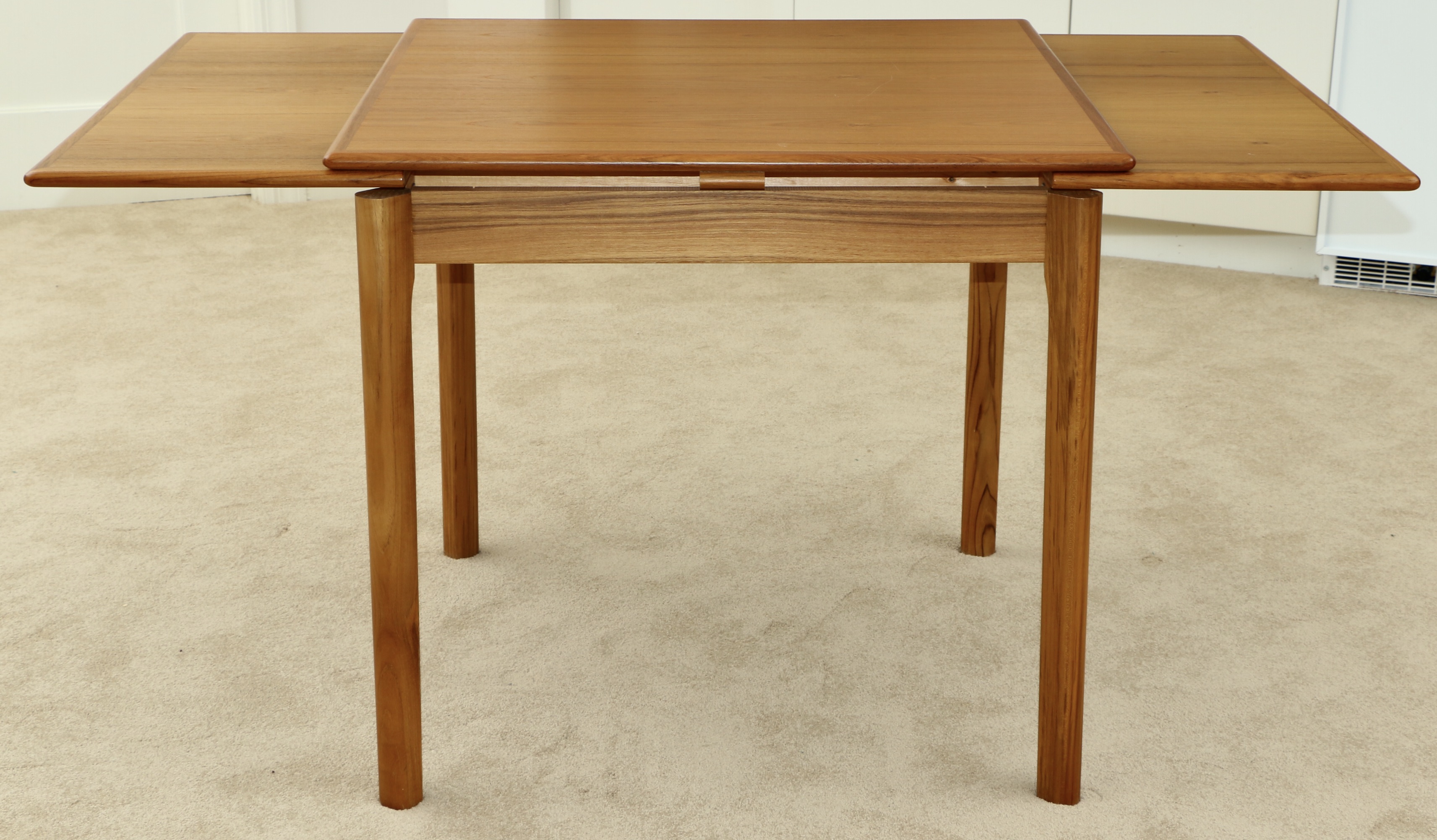 Ansager Møbler Danish Modern Teak Dining/Game Table with Other Chairs