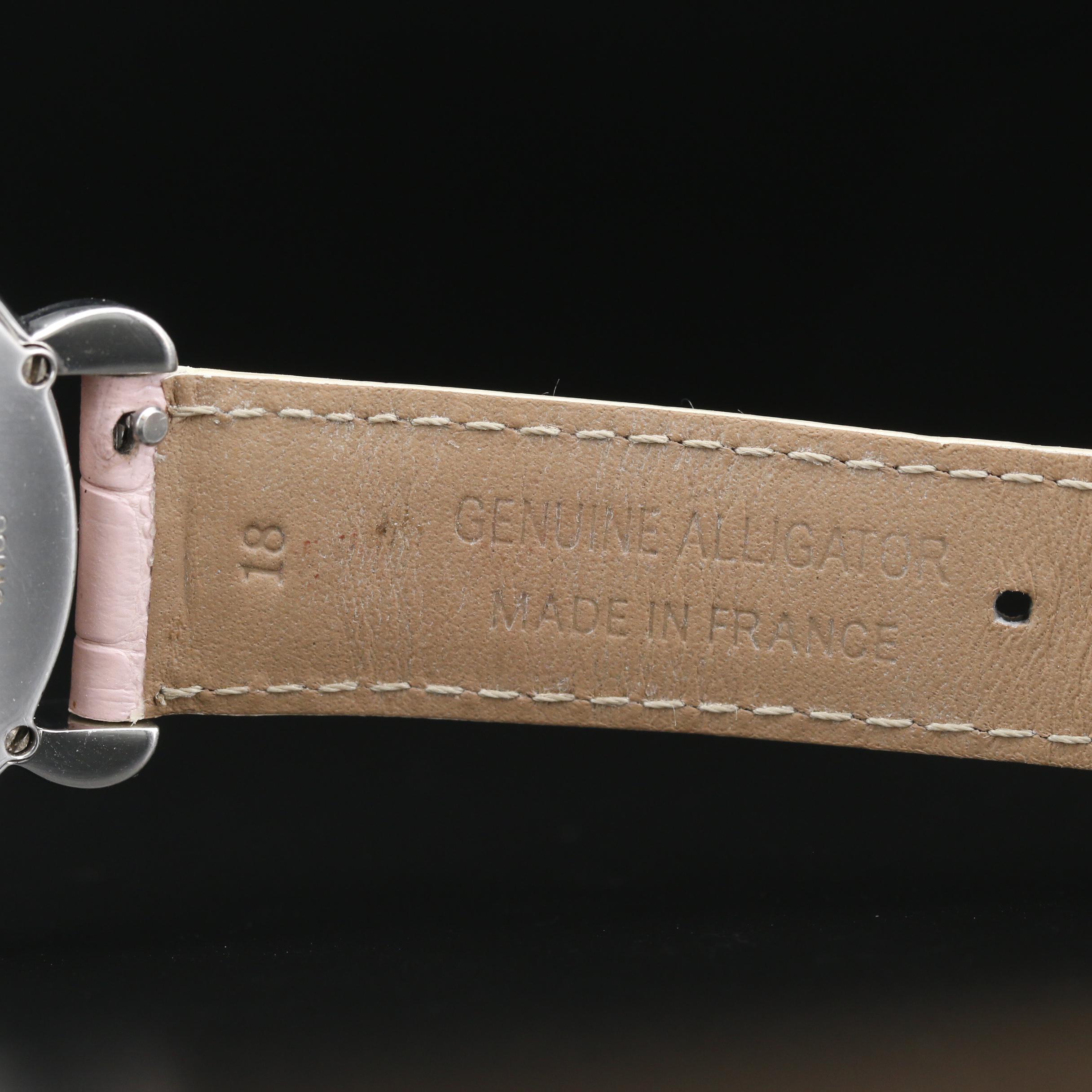 Michele "CSX Blue" Diamonds and Stainless Steel Watch