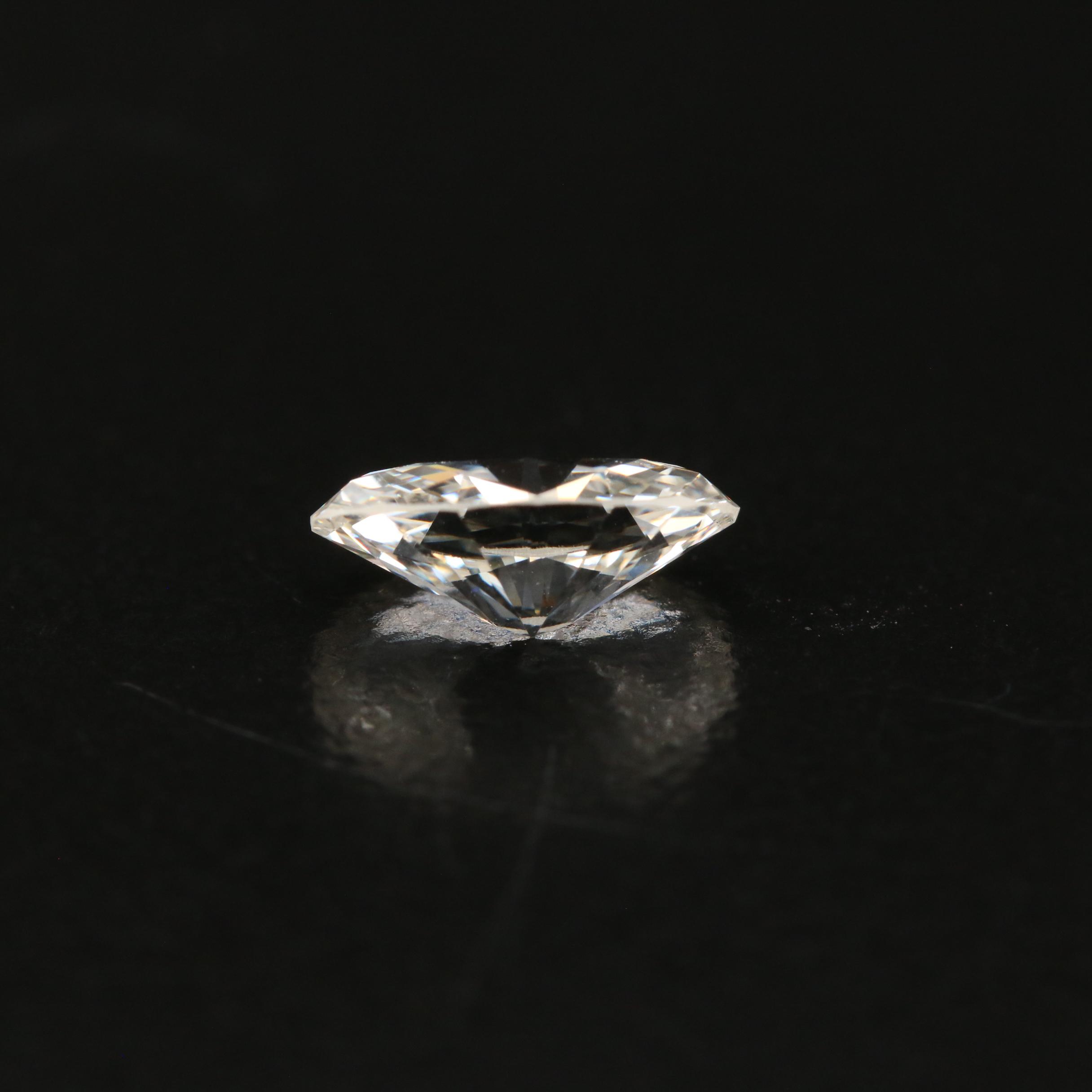 Loose 0.80 CT Oval Brilliant Cut Diamond with GIA Report
