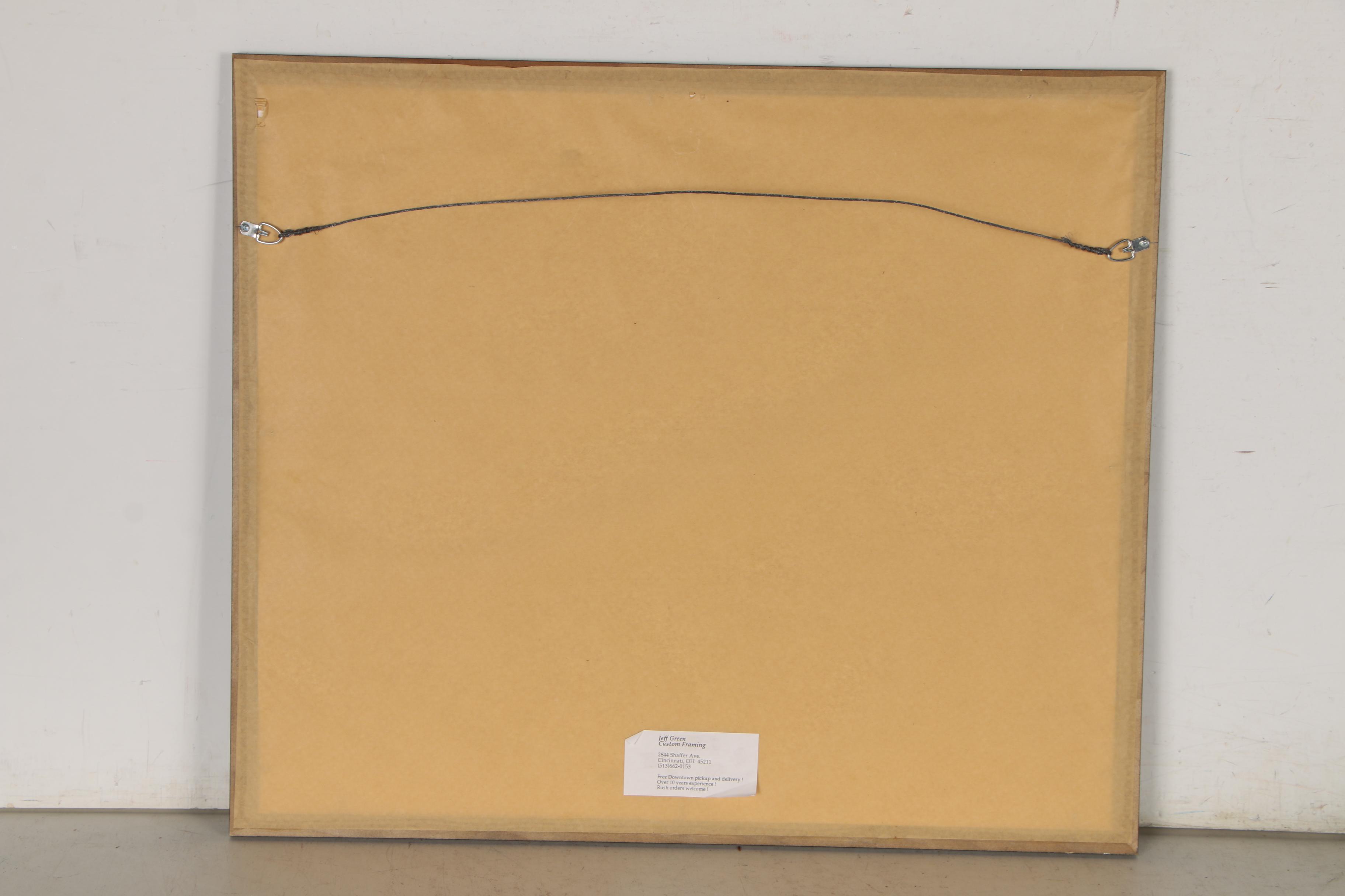 1961 Cincinnati Reds Players Signed Framed Photo Print