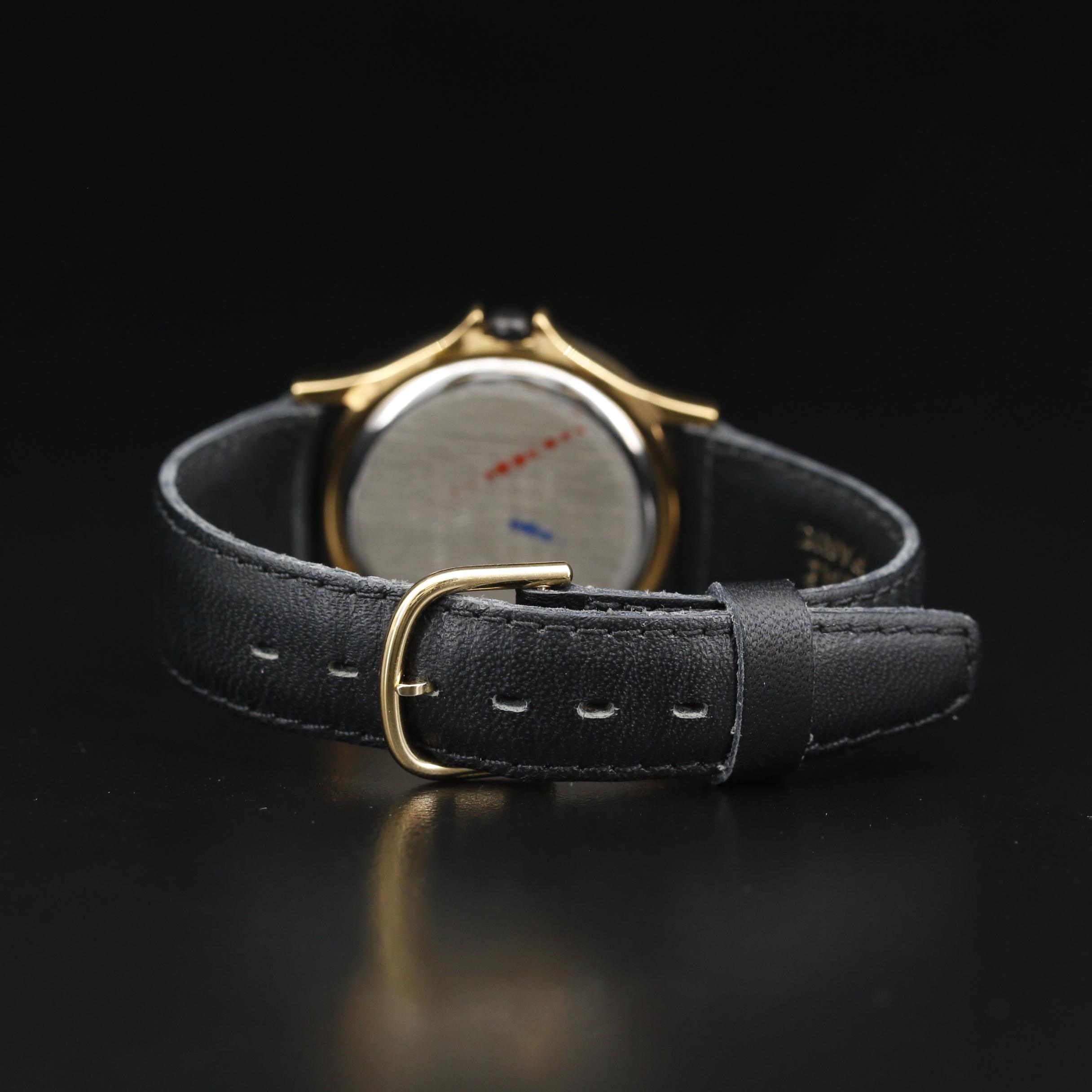 JAZ Gold Tone Quartz Watch