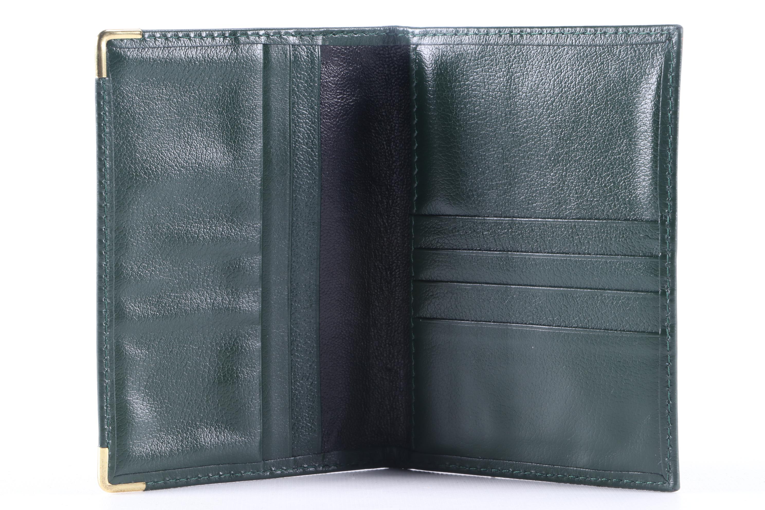 Rolex Green Leather Watch Document Holder