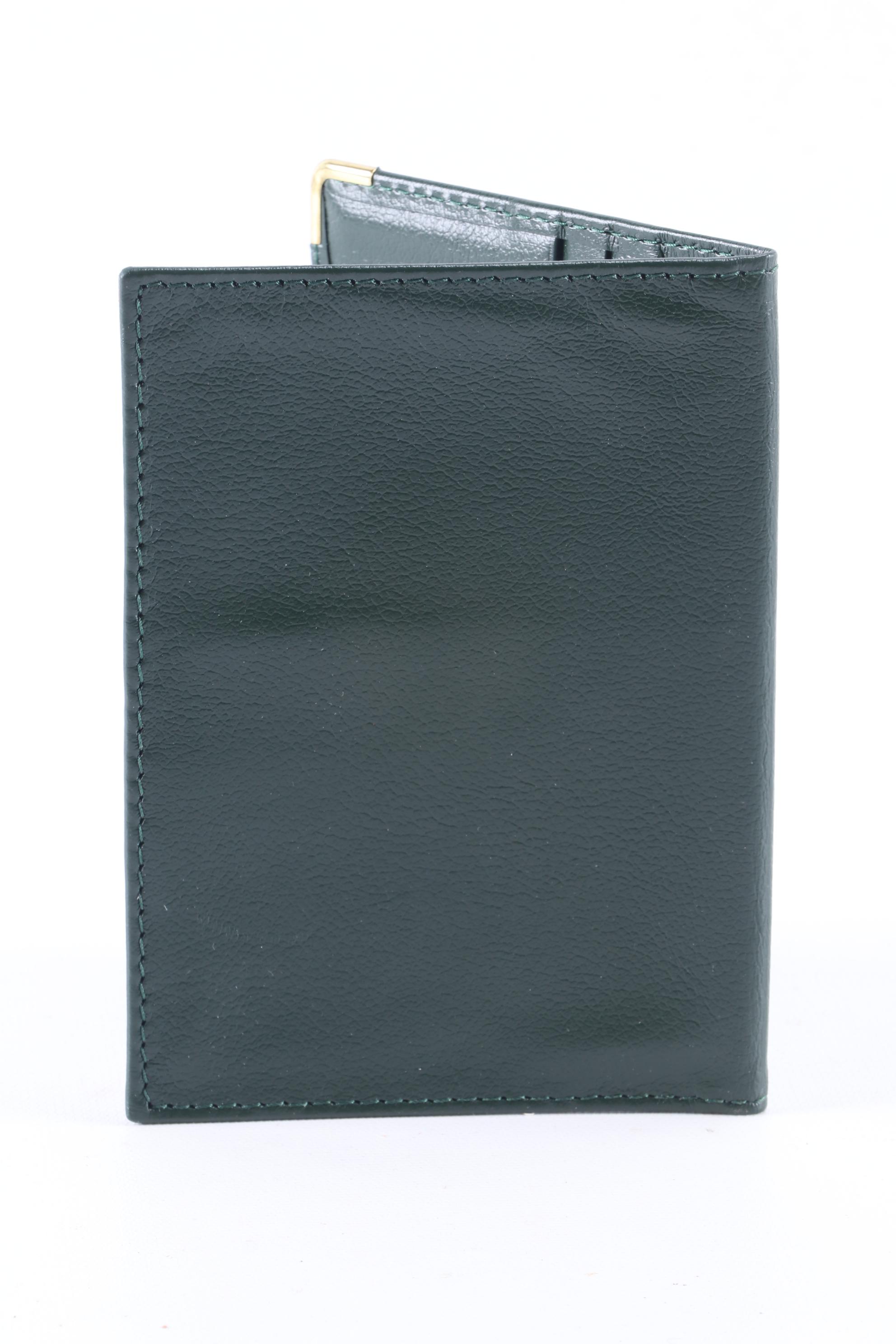 Rolex Green Leather Watch Document Holder