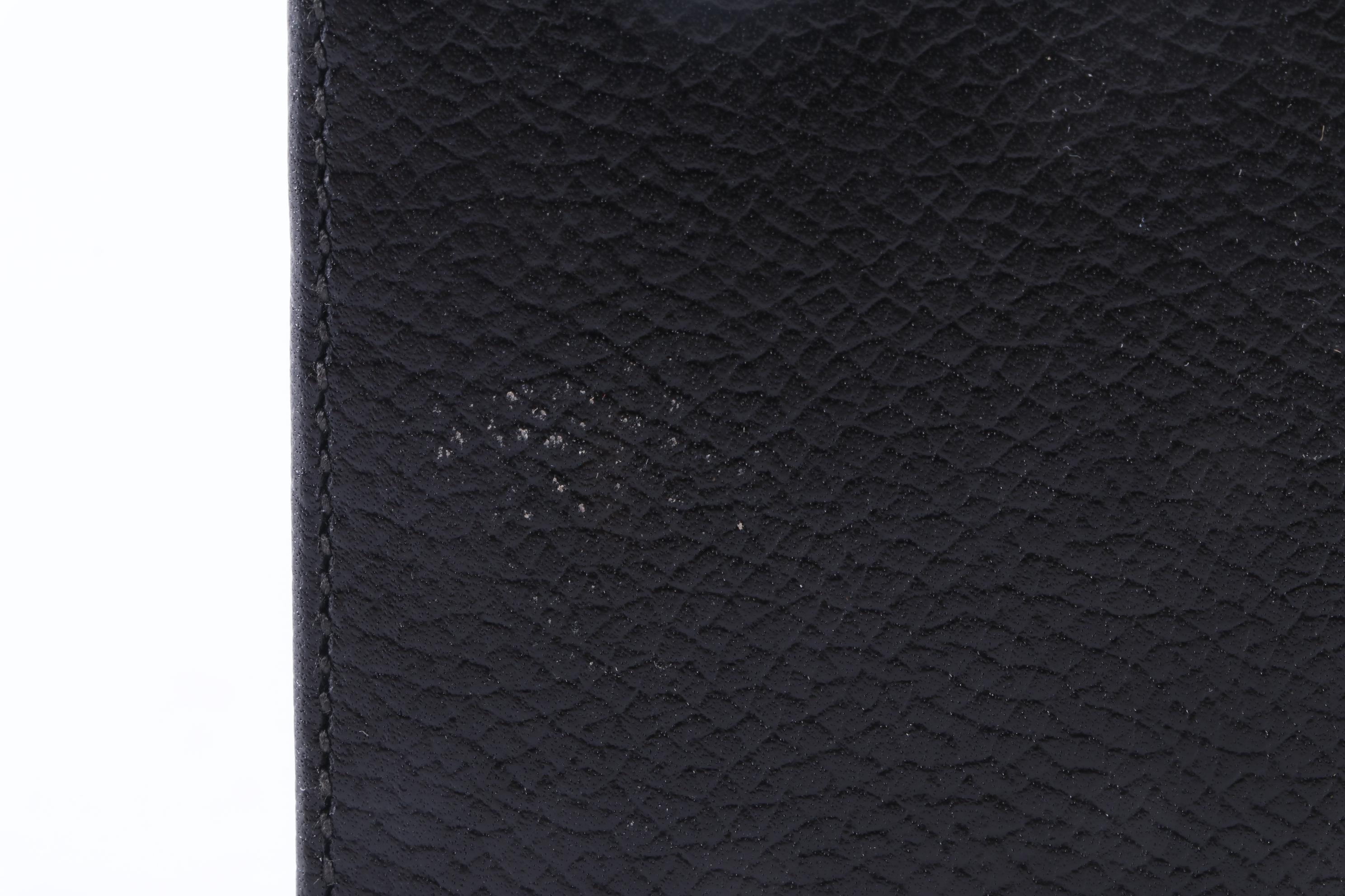 Rolex Black Leather Watch Document Holder