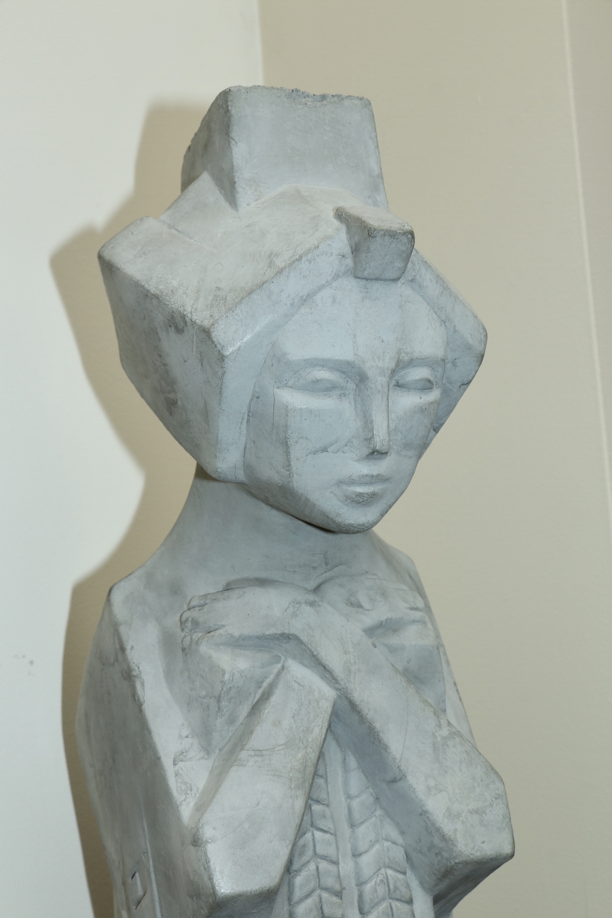 Concrete Sculpture After Frank Lloyd Wright "Sprite" from Midway Gardens