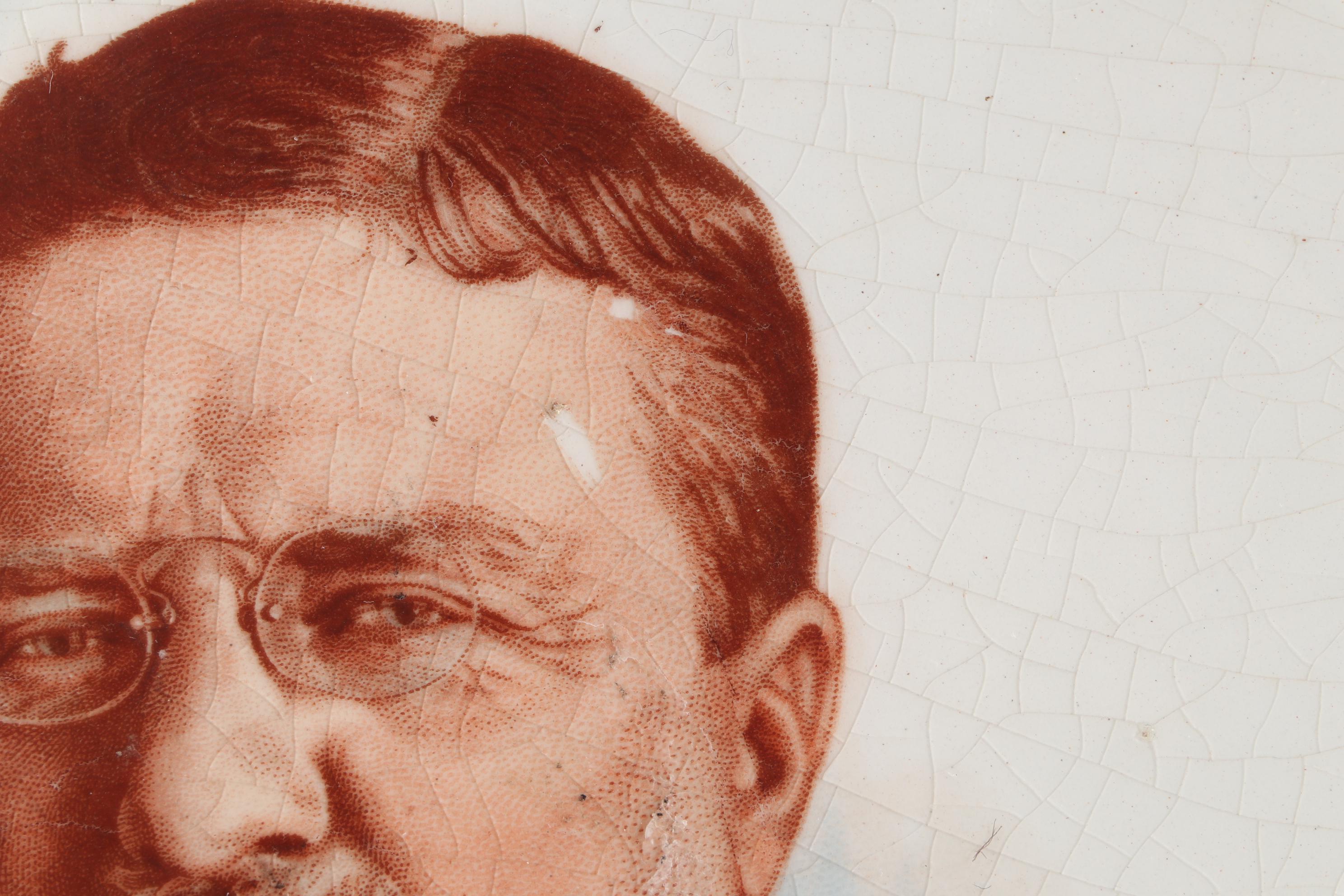 David Miller & Son Theodore Roosevelt Ironstone Plate, 20th C.