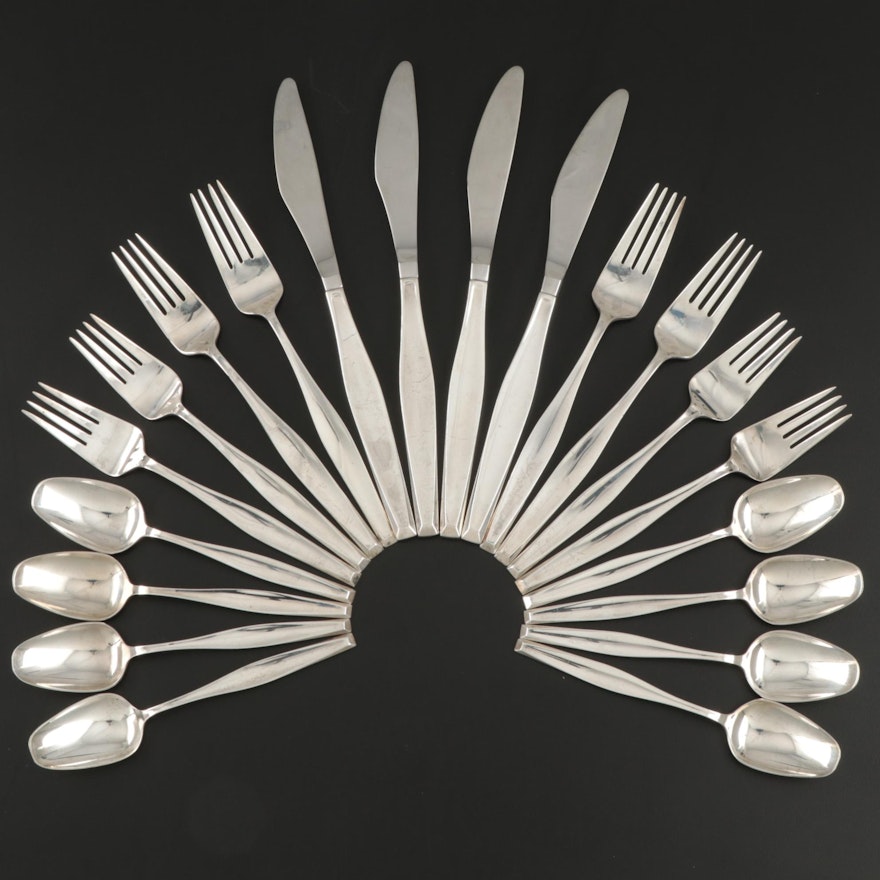 Gorham "Classique" Sterling Silver Flatware, Mid to Late 20th Century