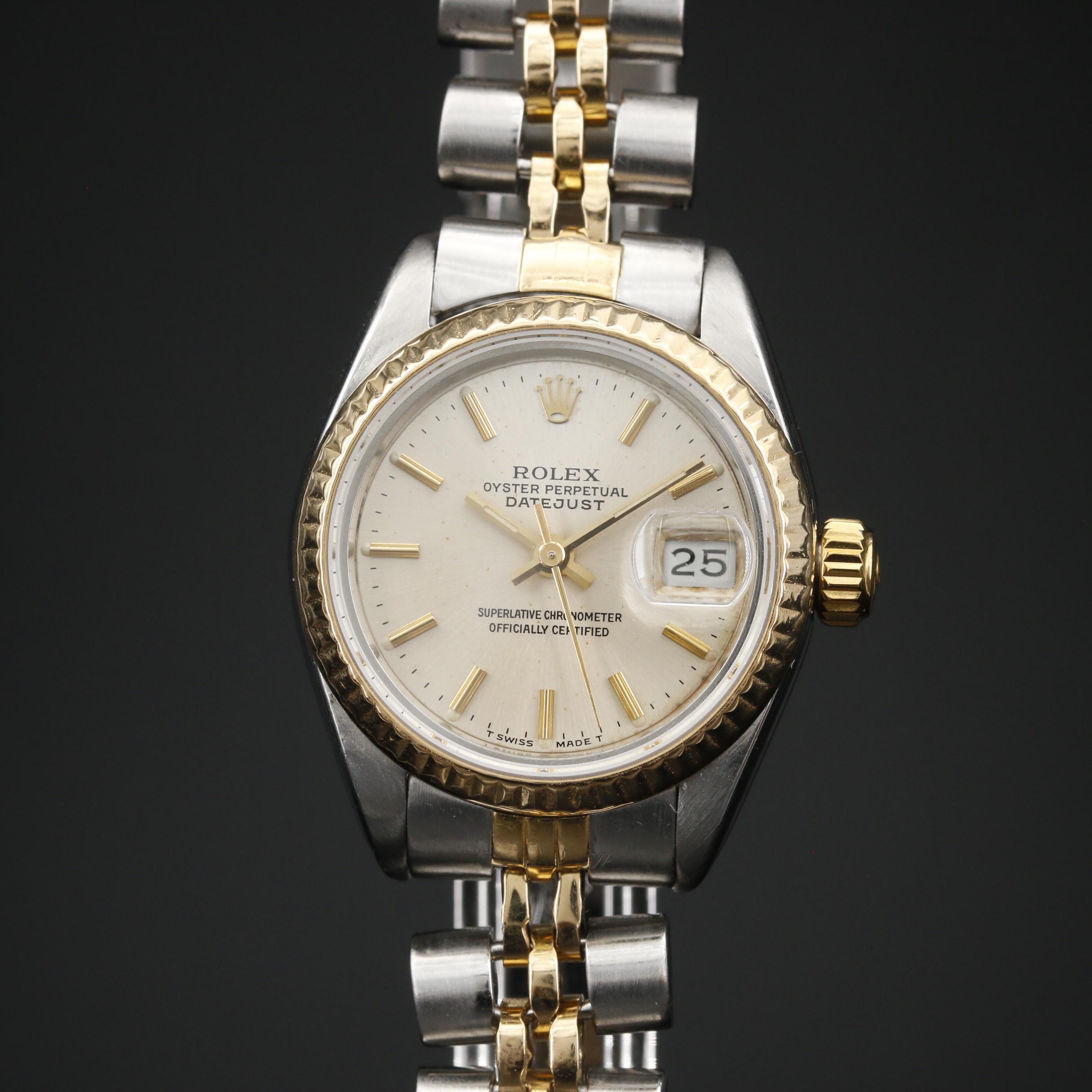 Rolex Datejust 18K and Stainless Steel Watch