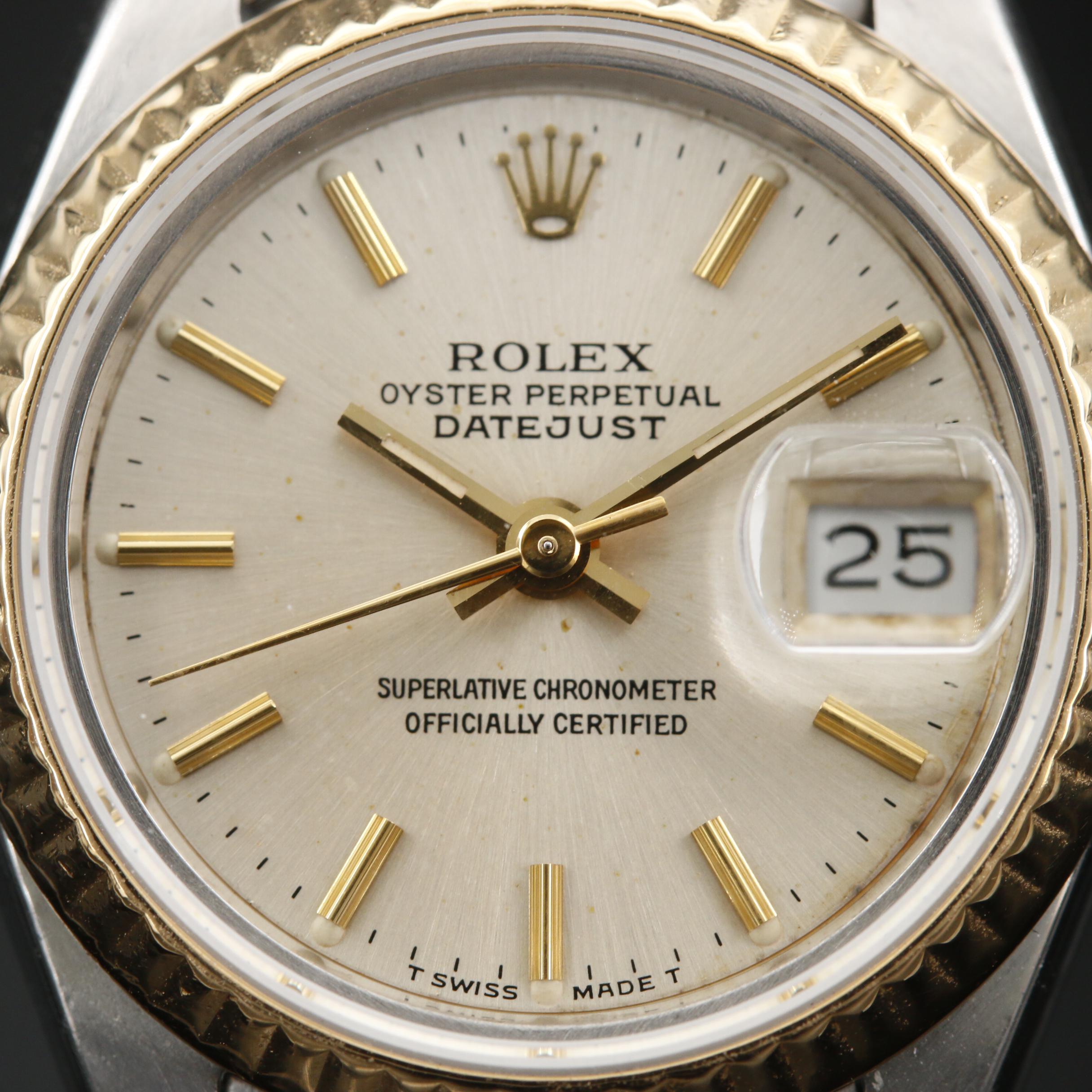 Rolex Datejust 18K and Stainless Steel Watch