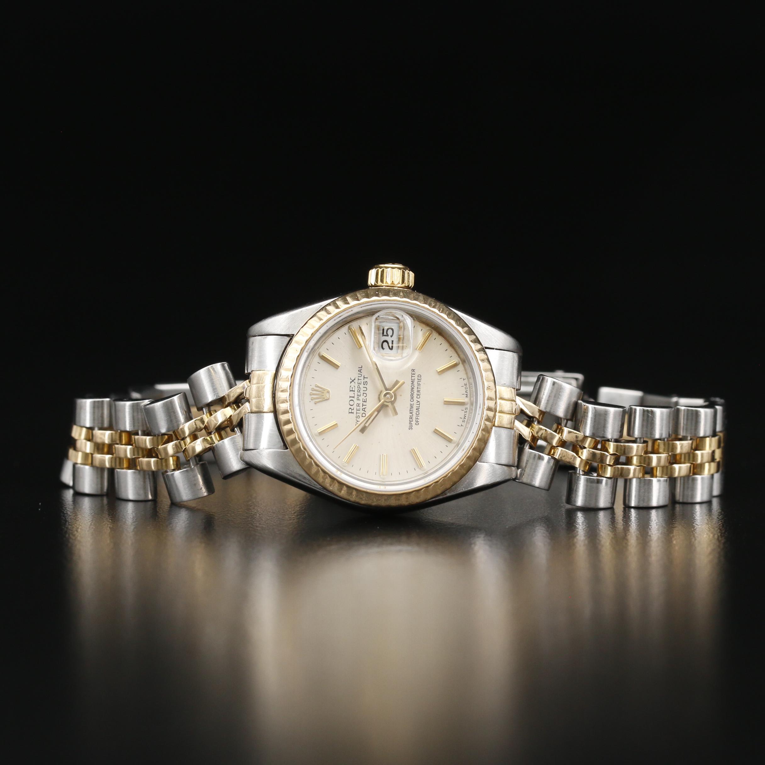 Rolex Datejust 18K and Stainless Steel Watch