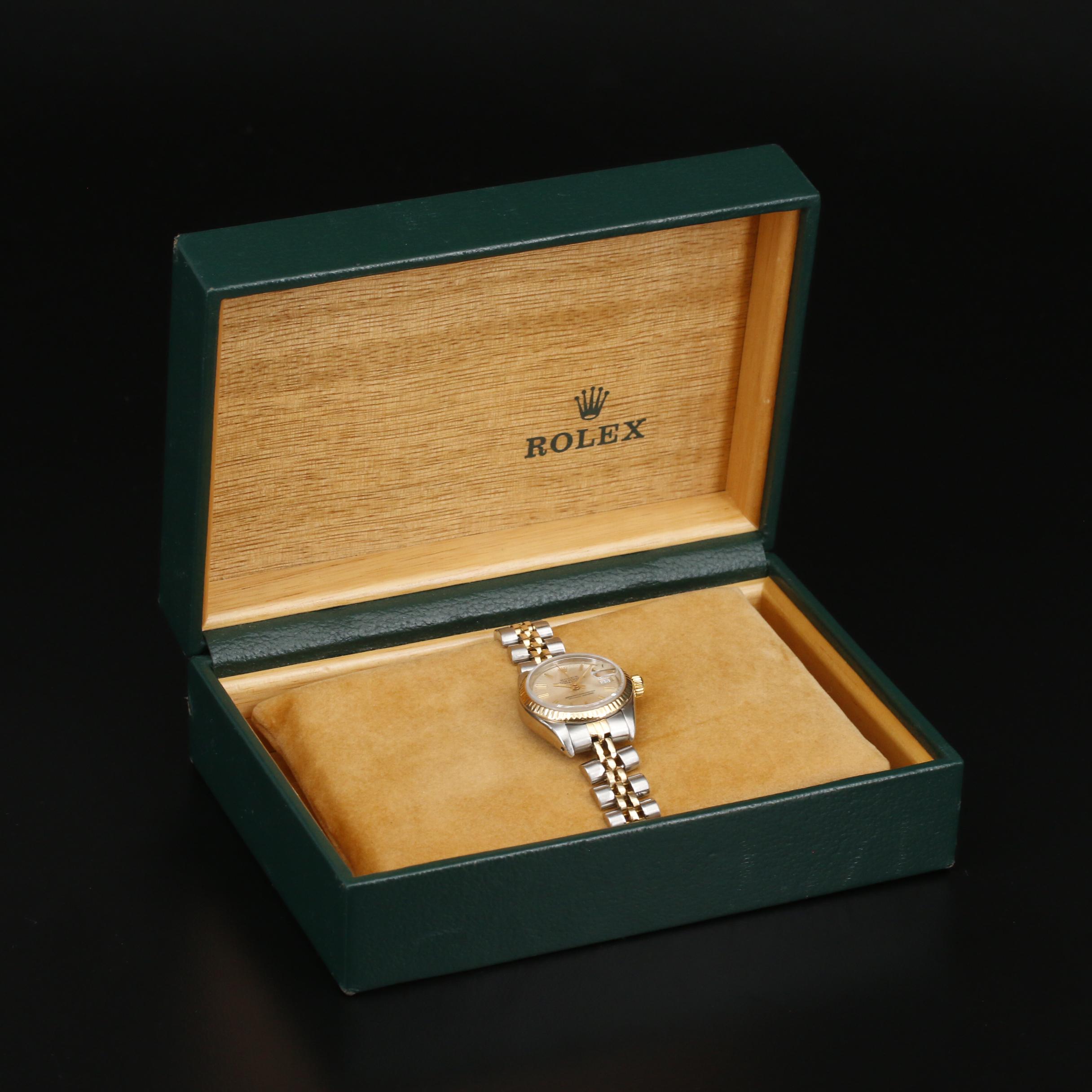 Rolex Datejust 18K and Stainless Steel Watch