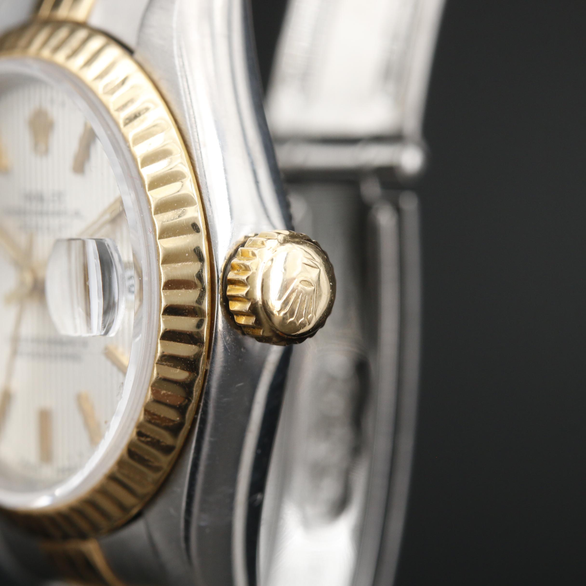 1995 Rolex "Datejust" Stainless Steel and 18K Automatic Watch