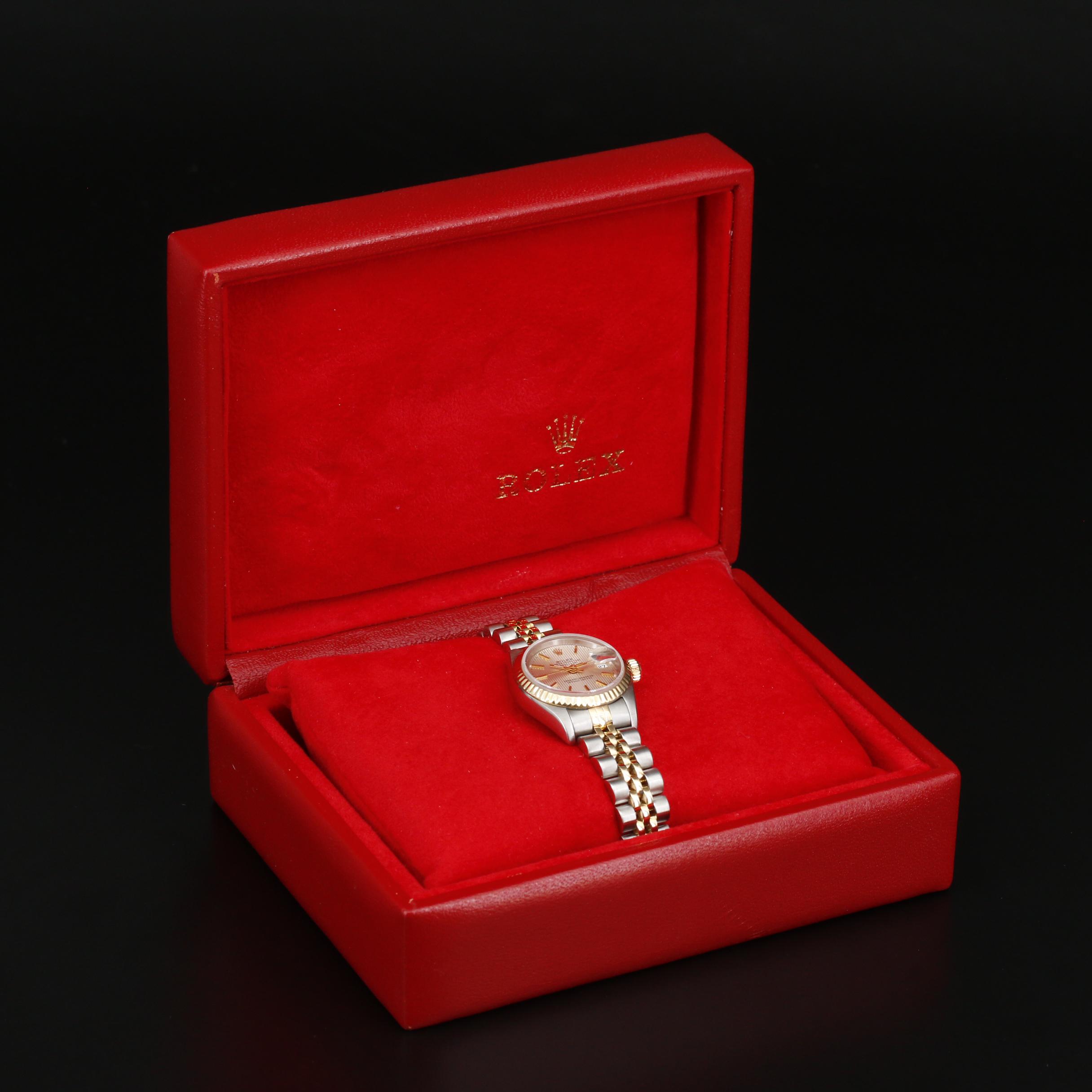 1995 Rolex "Datejust" Stainless Steel and 18K Automatic Watch