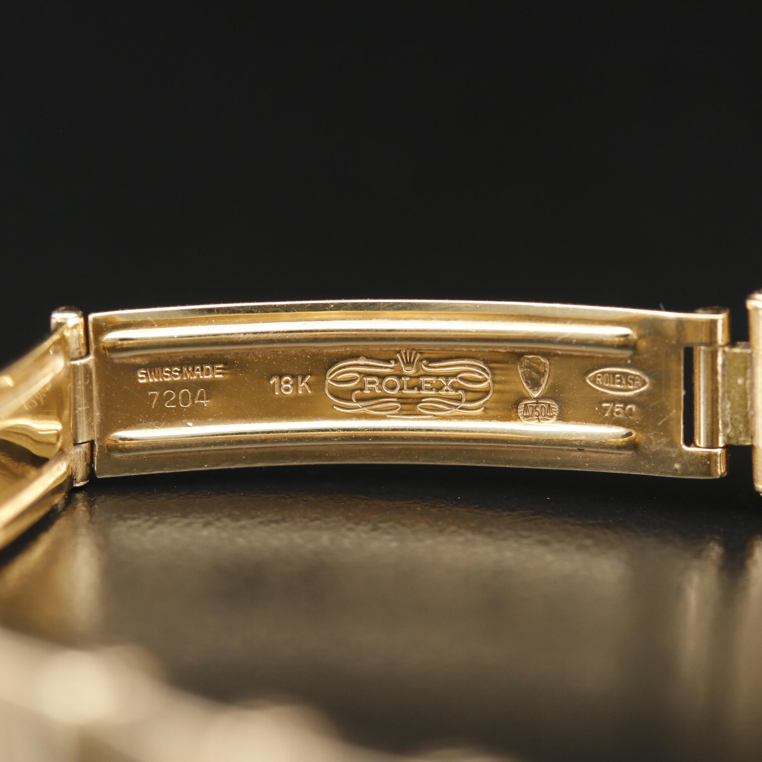 1981 Rolex Datejust 18K Gold Automatic Watch