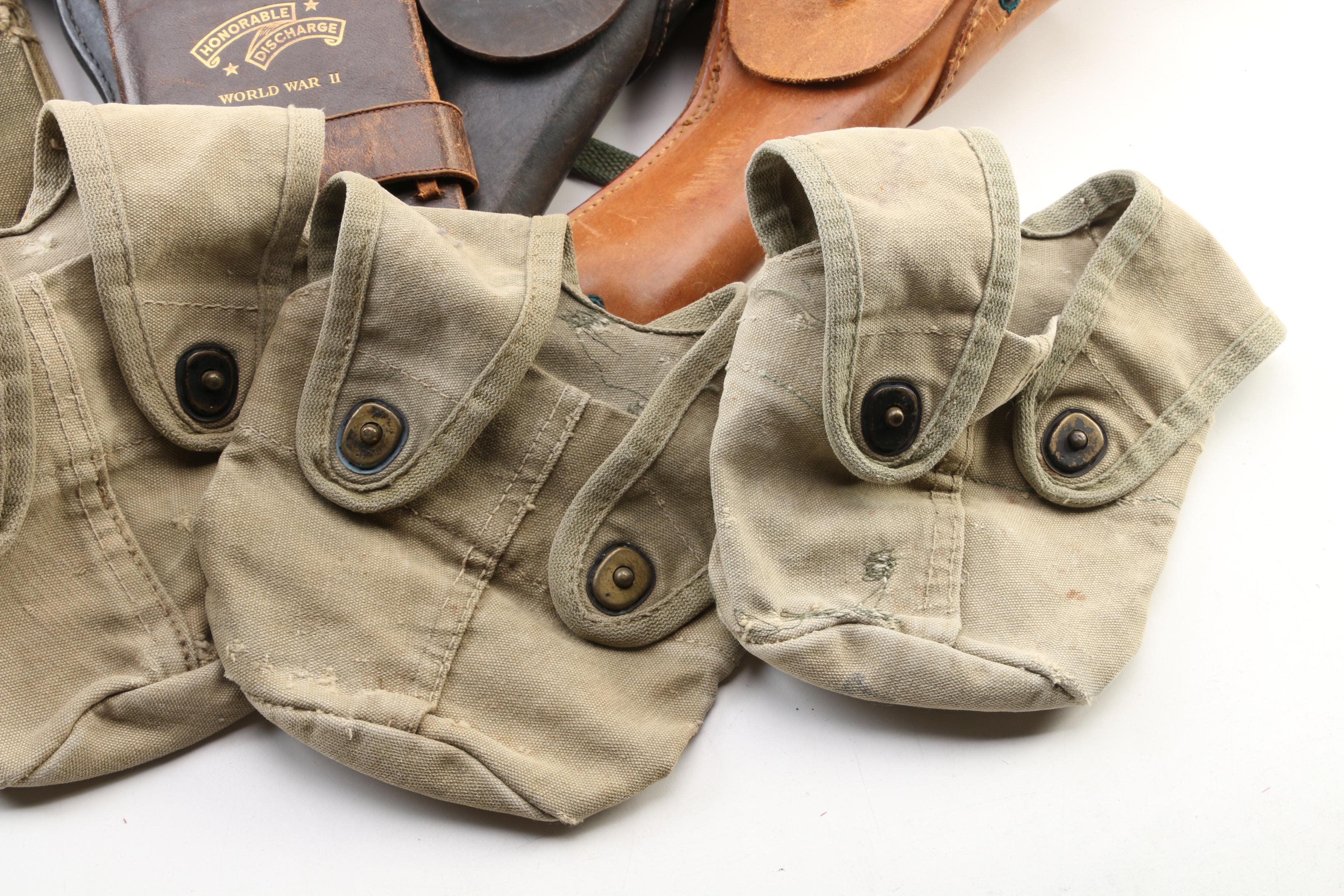 World War II United States Combat Gear, circa 1940s