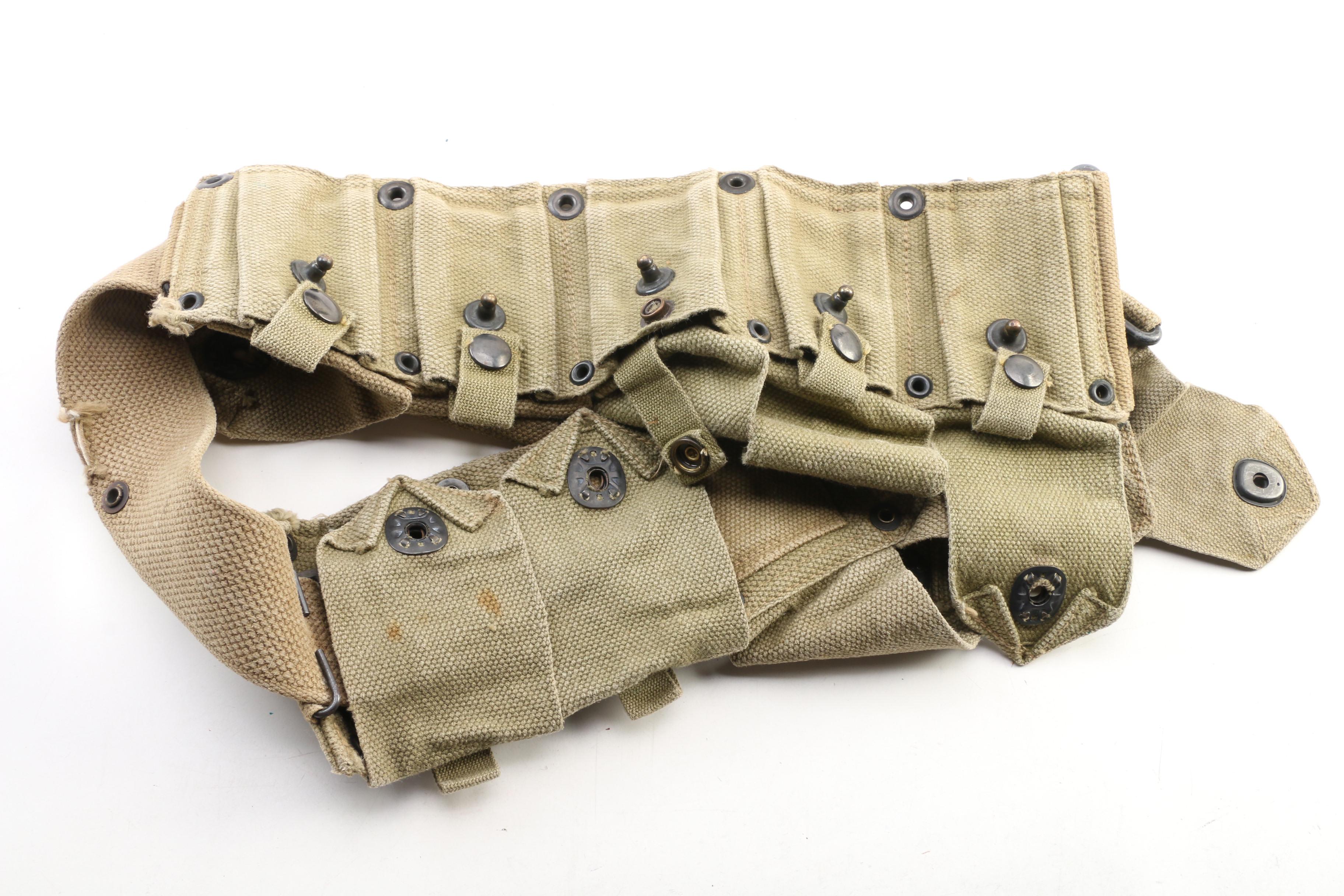 World War II United States Combat Gear, circa 1940s