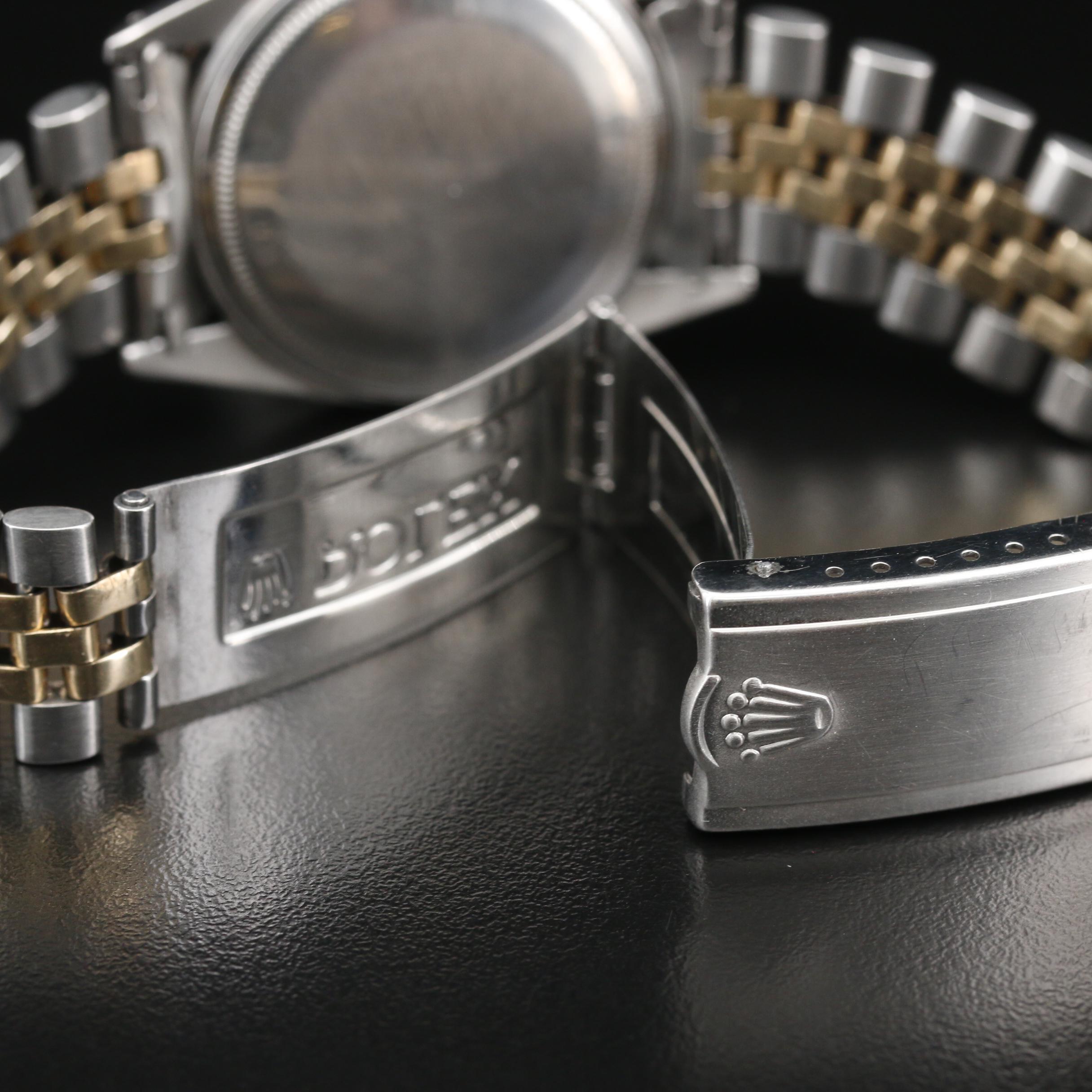 1965 Rolex "Datejust" 14K and Stainless Steel Automatic Watch