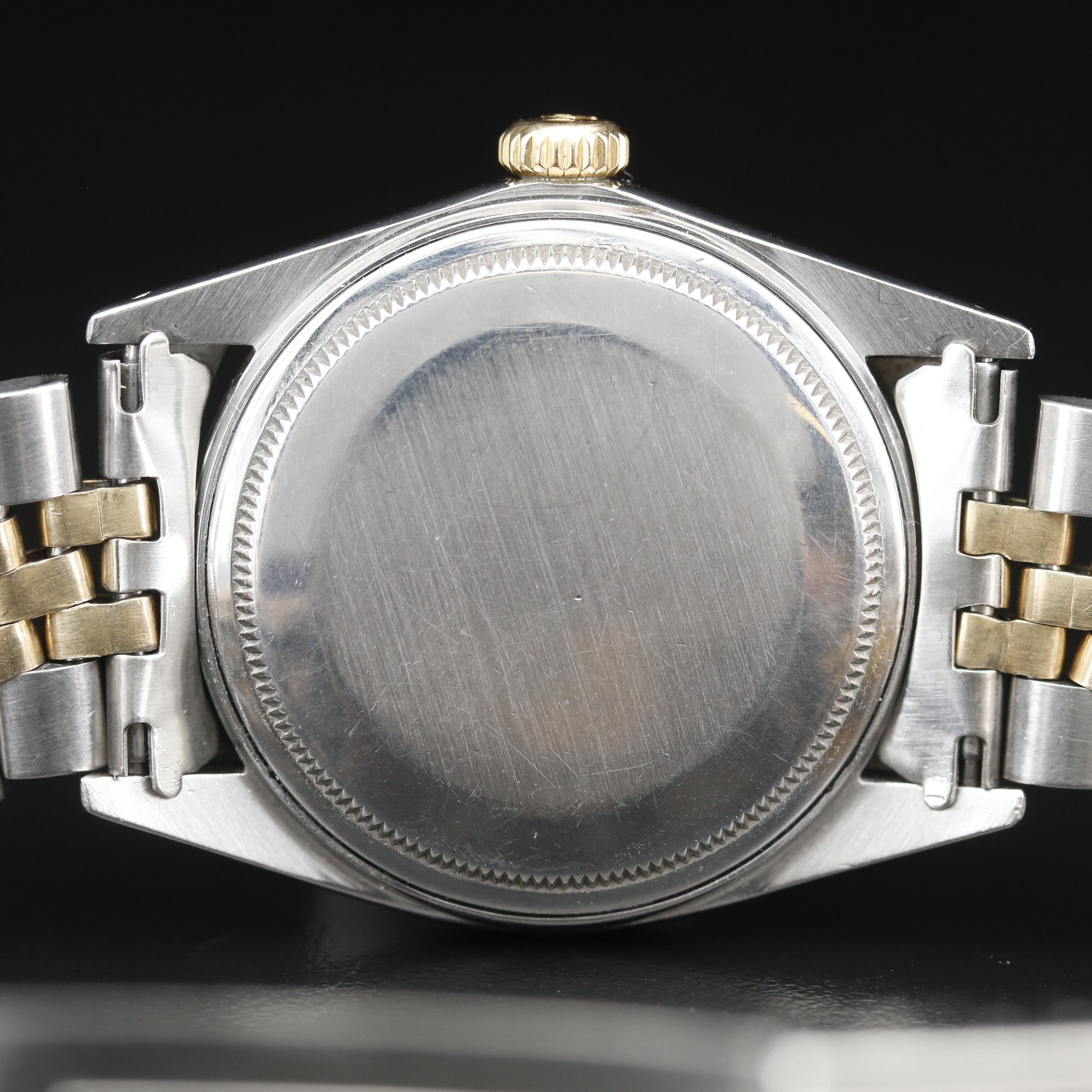 1965 Rolex "Datejust" 14K and Stainless Steel Automatic Watch