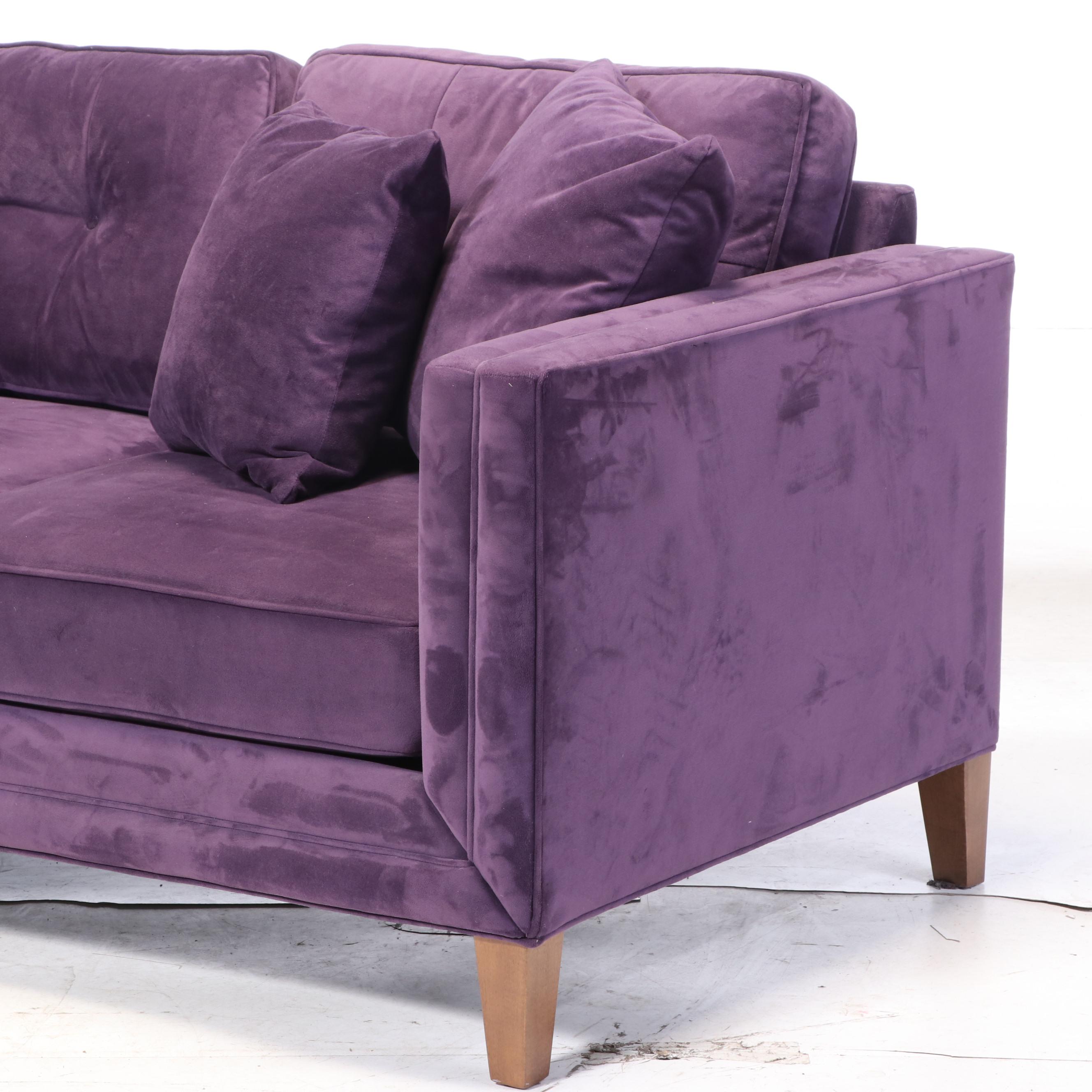 Jonathan Louis "Vonna" Sofa in Bella Aubergine