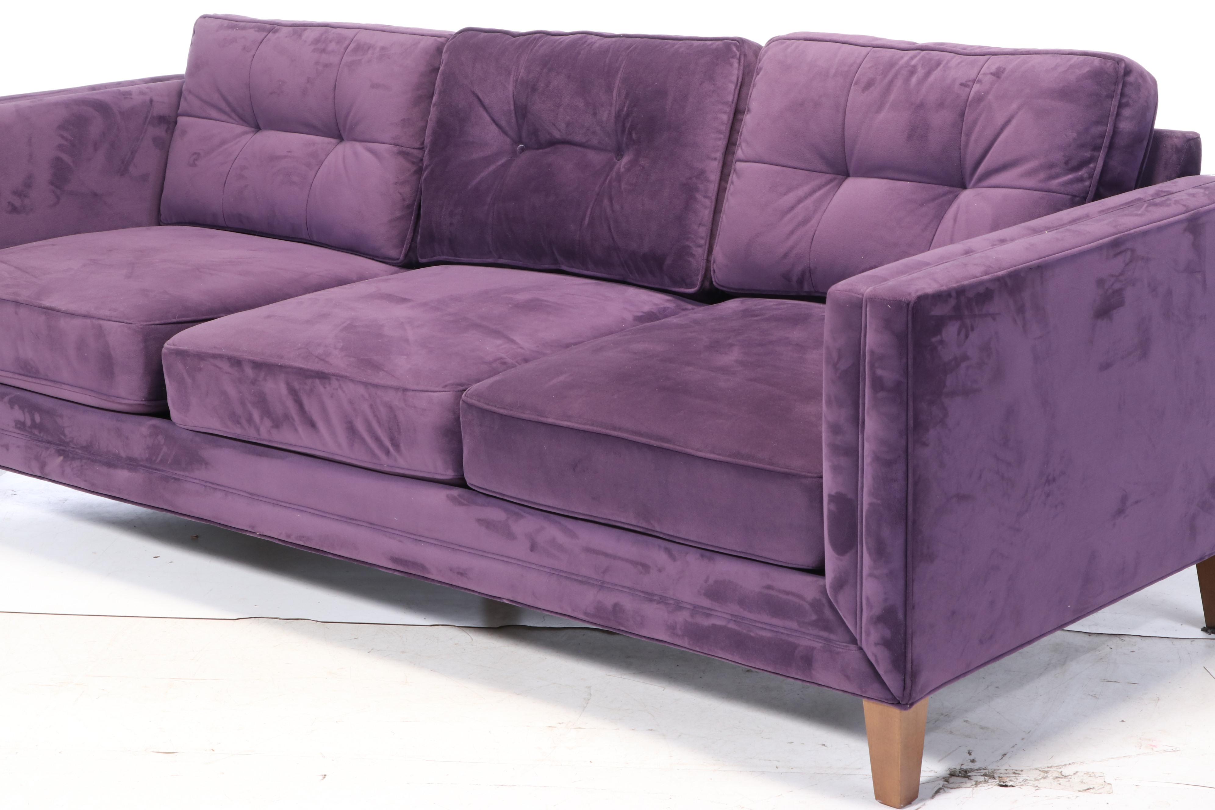 Jonathan Louis "Vonna" Sofa in Bella Aubergine