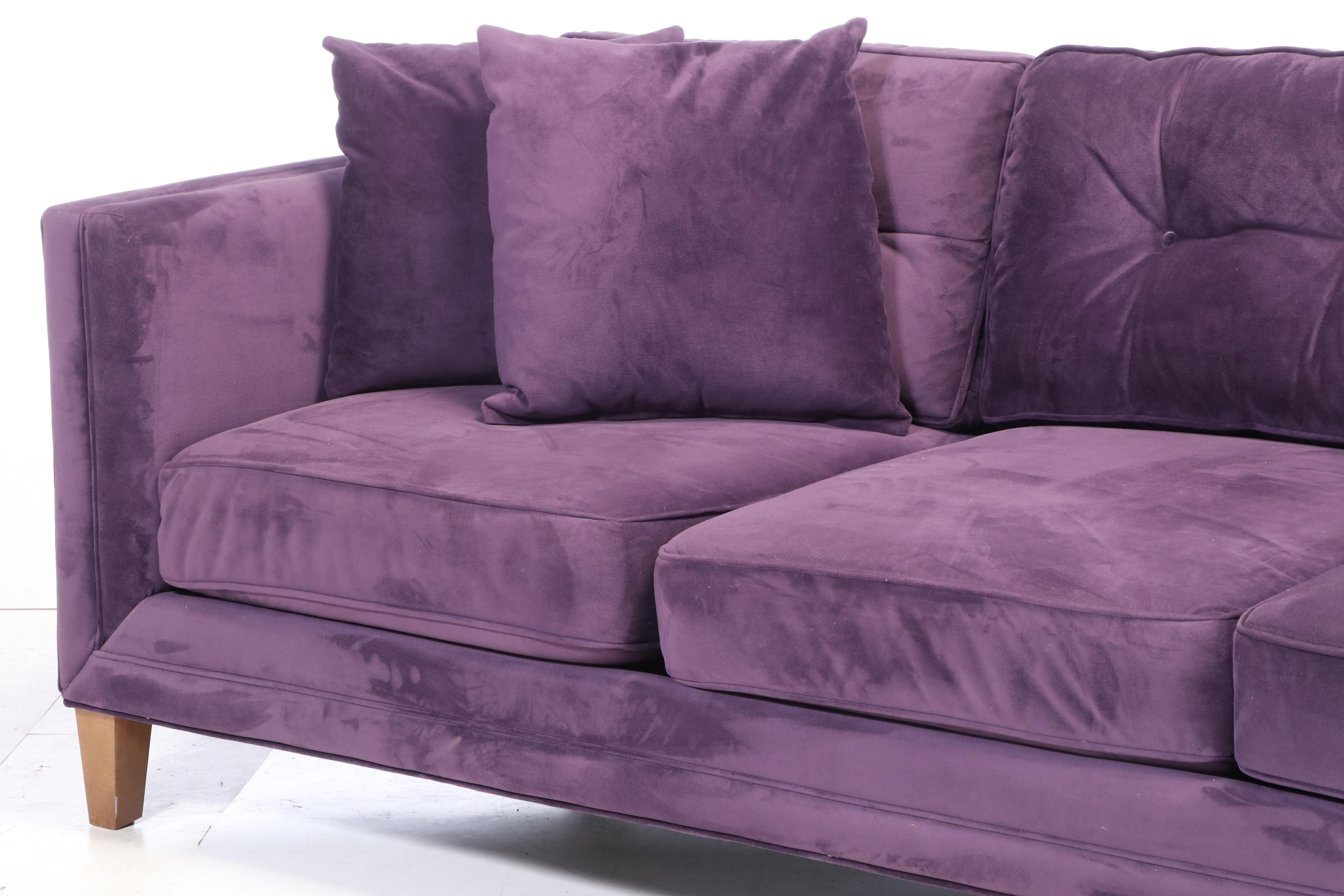 Jonathan Louis "Vonna" Sofa in Bella Aubergine