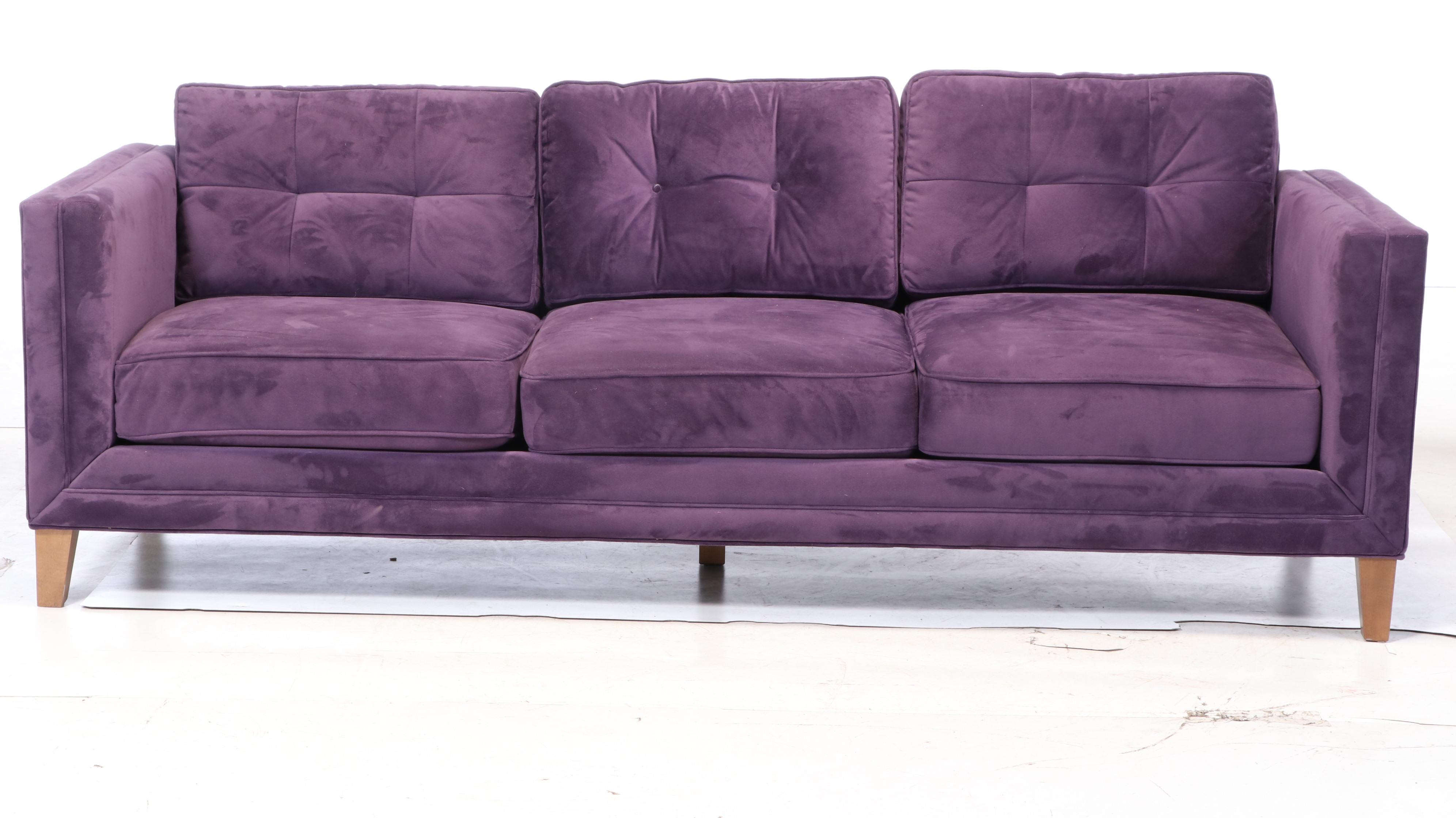 Jonathan Louis "Vonna" Sofa in Bella Aubergine
