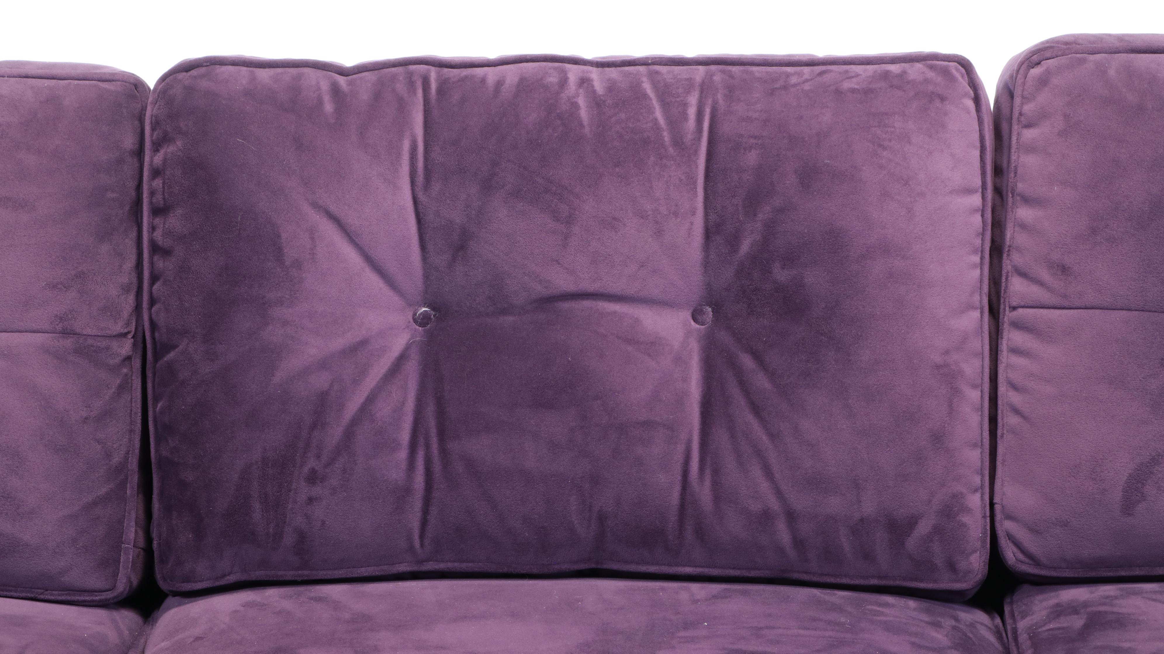 Jonathan Louis "Vonna" Sofa in Bella Aubergine