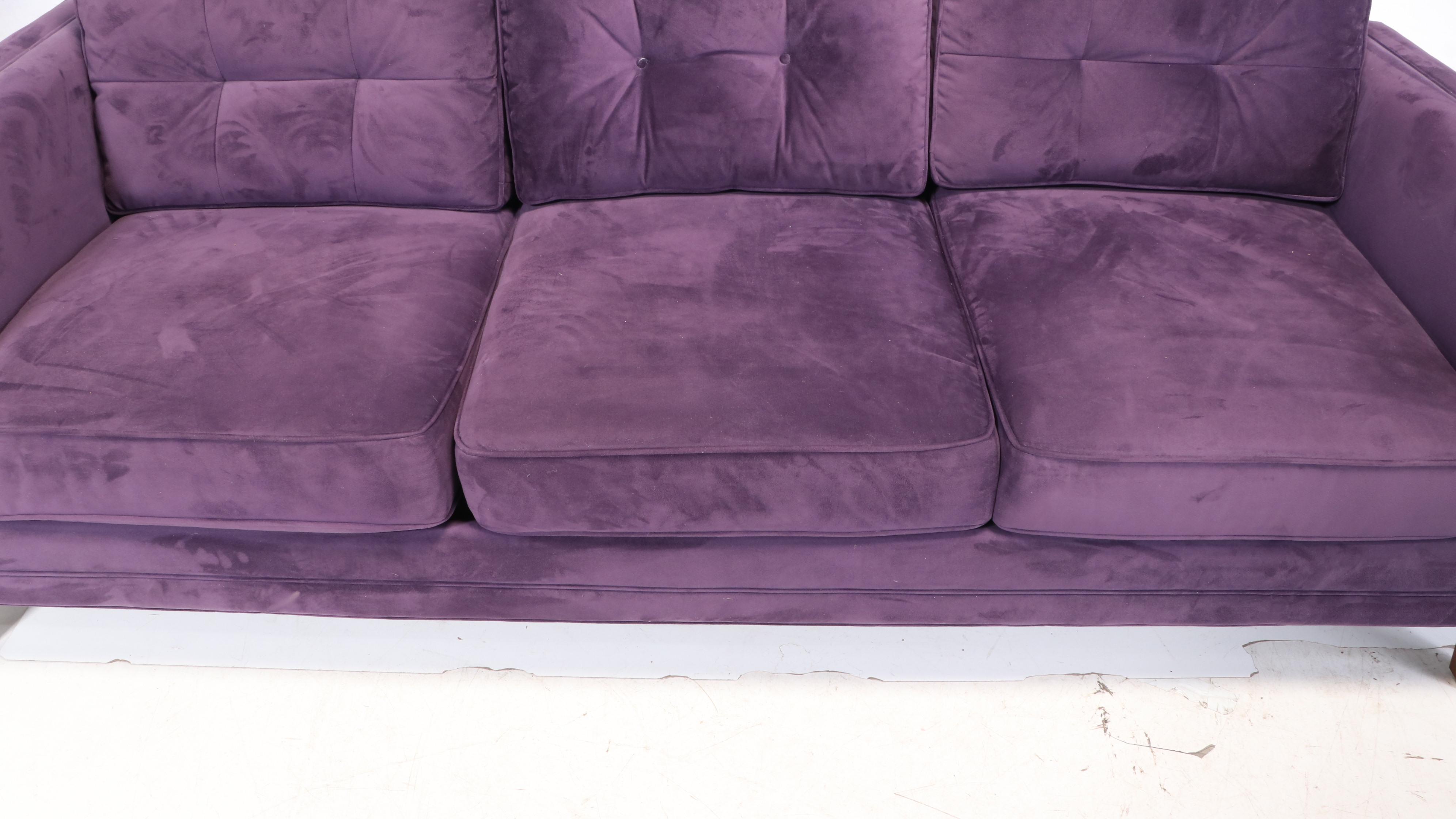 Jonathan Louis "Vonna" Sofa in Bella Aubergine