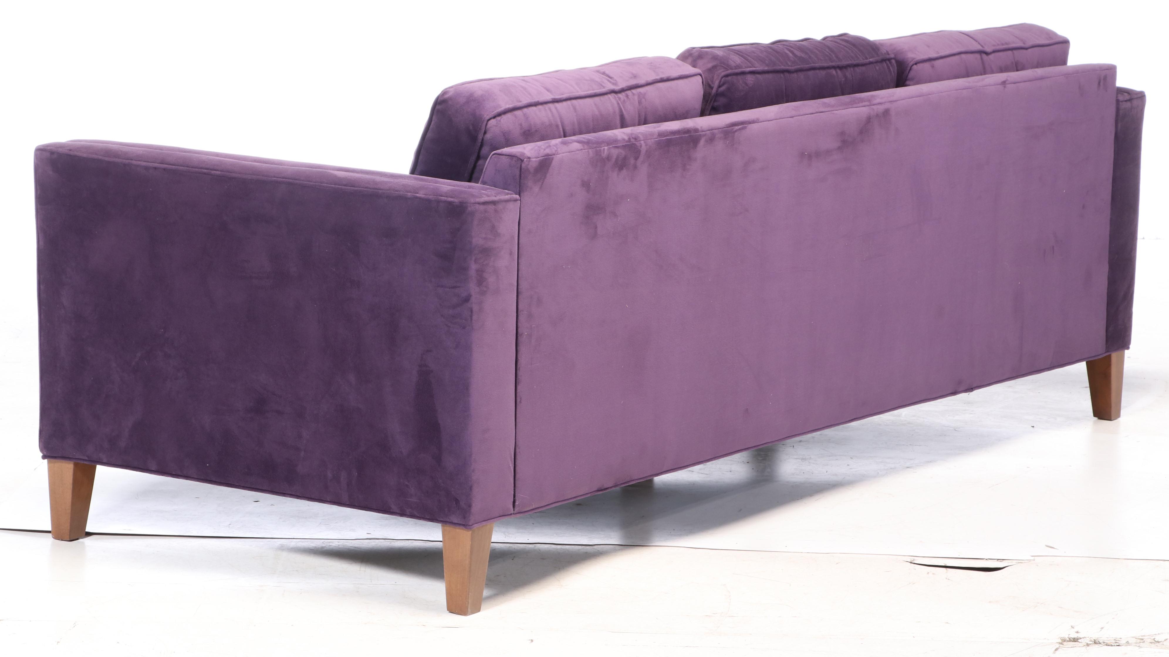 Jonathan Louis "Vonna" Sofa in Bella Aubergine