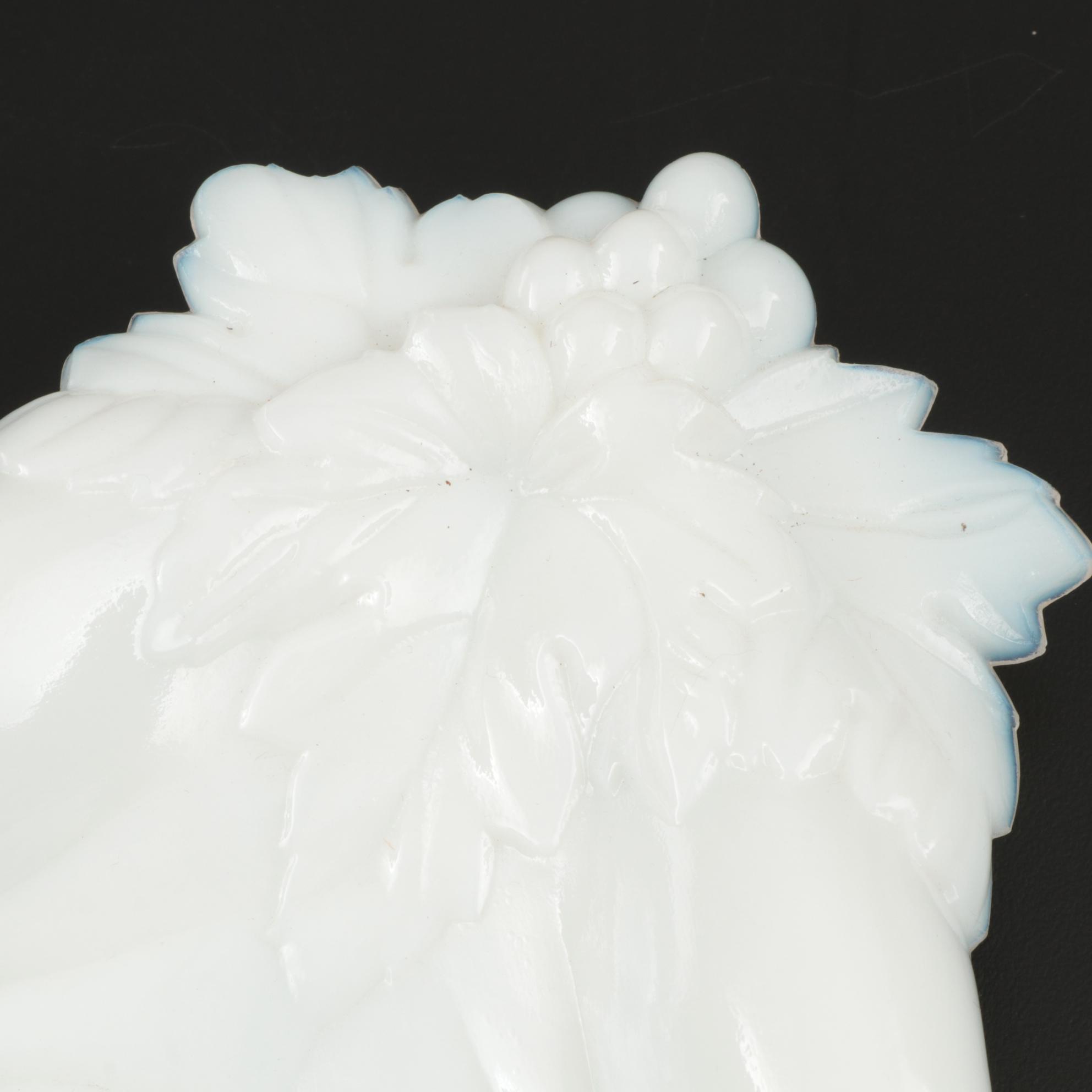 Westmoreland "Victoria Hands" and Other Milk Glass Table Accessories