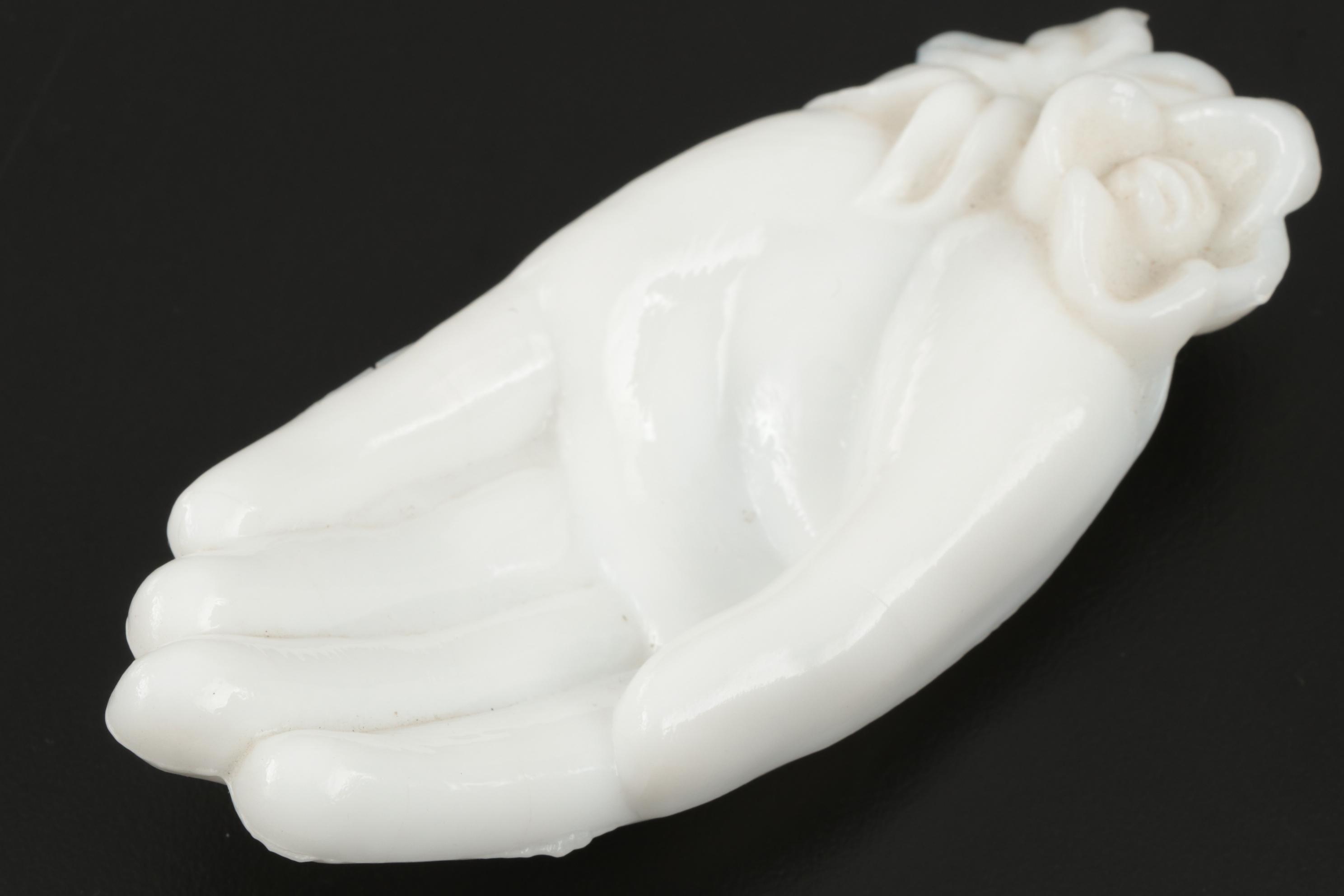 Westmoreland "Victoria Hands" and Other Milk Glass Table Accessories