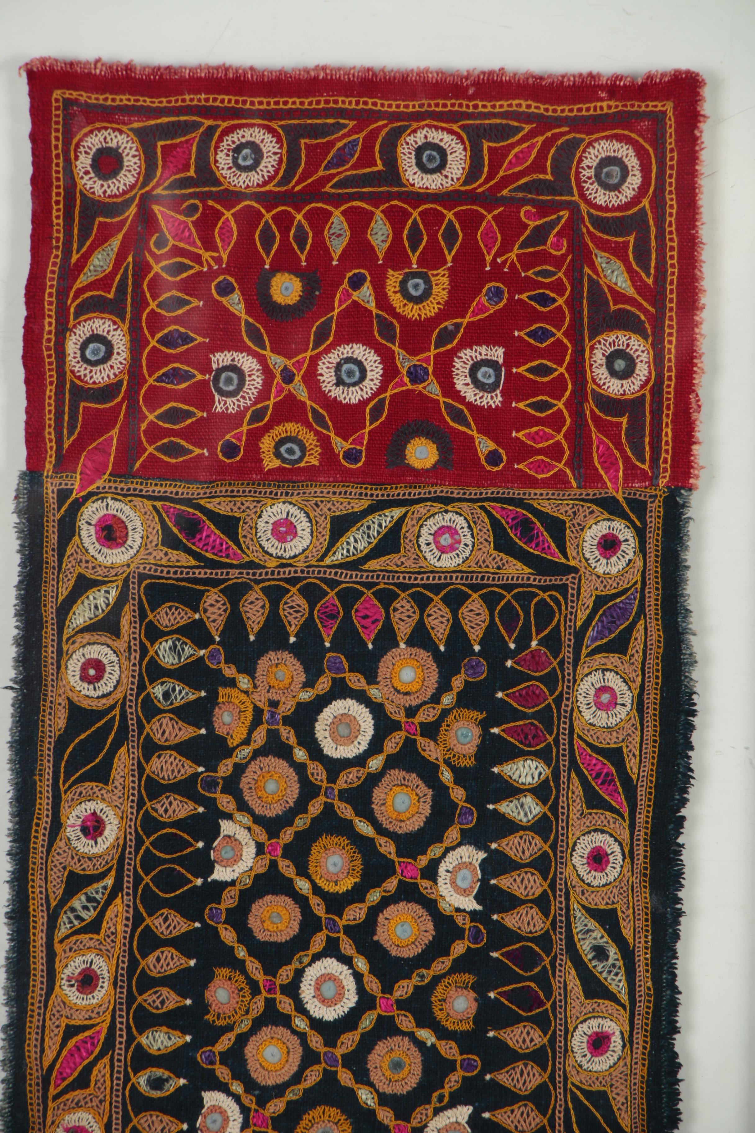 Indian Shisha Embroidered Panel