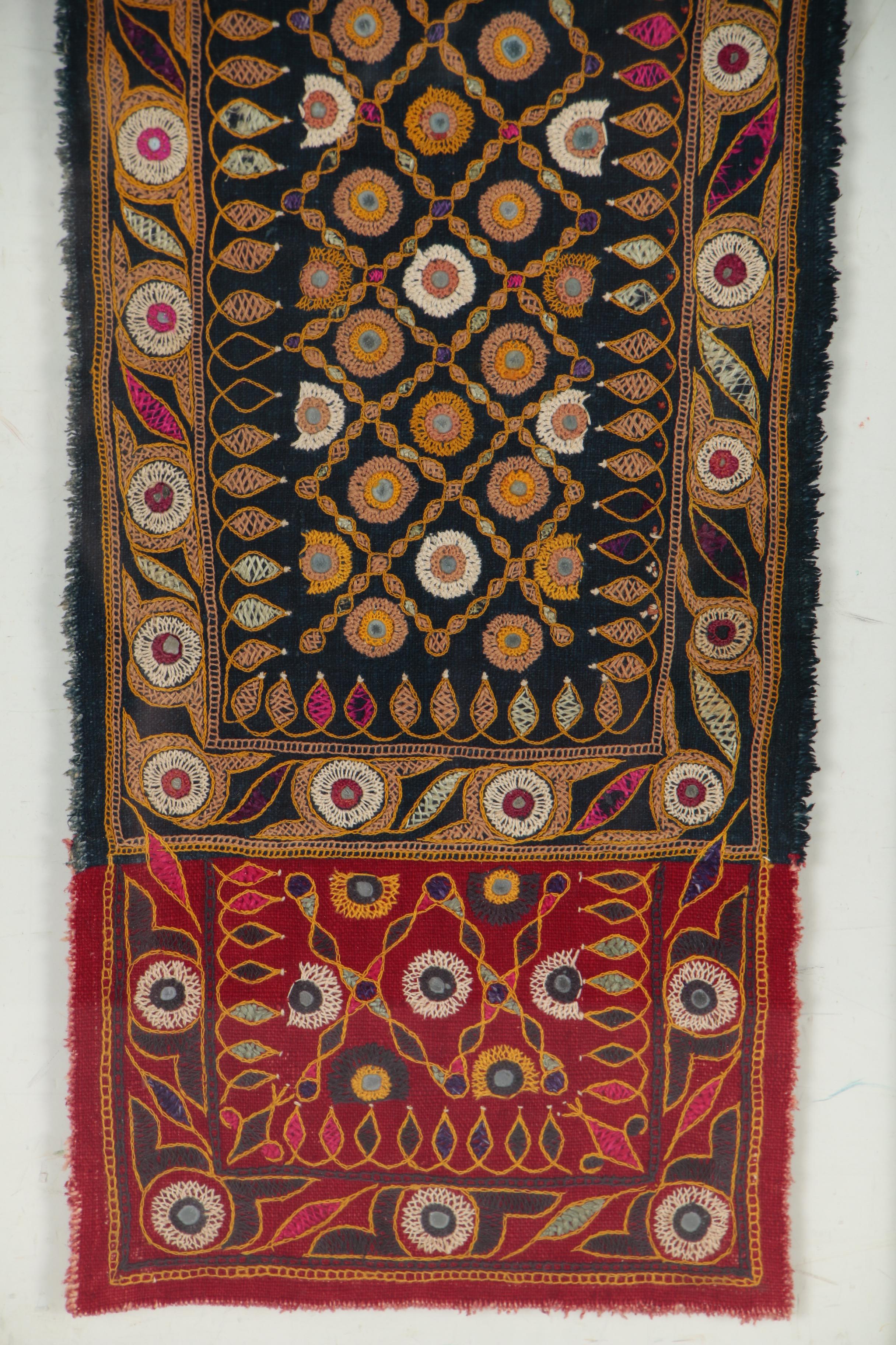 Indian Shisha Embroidered Panel