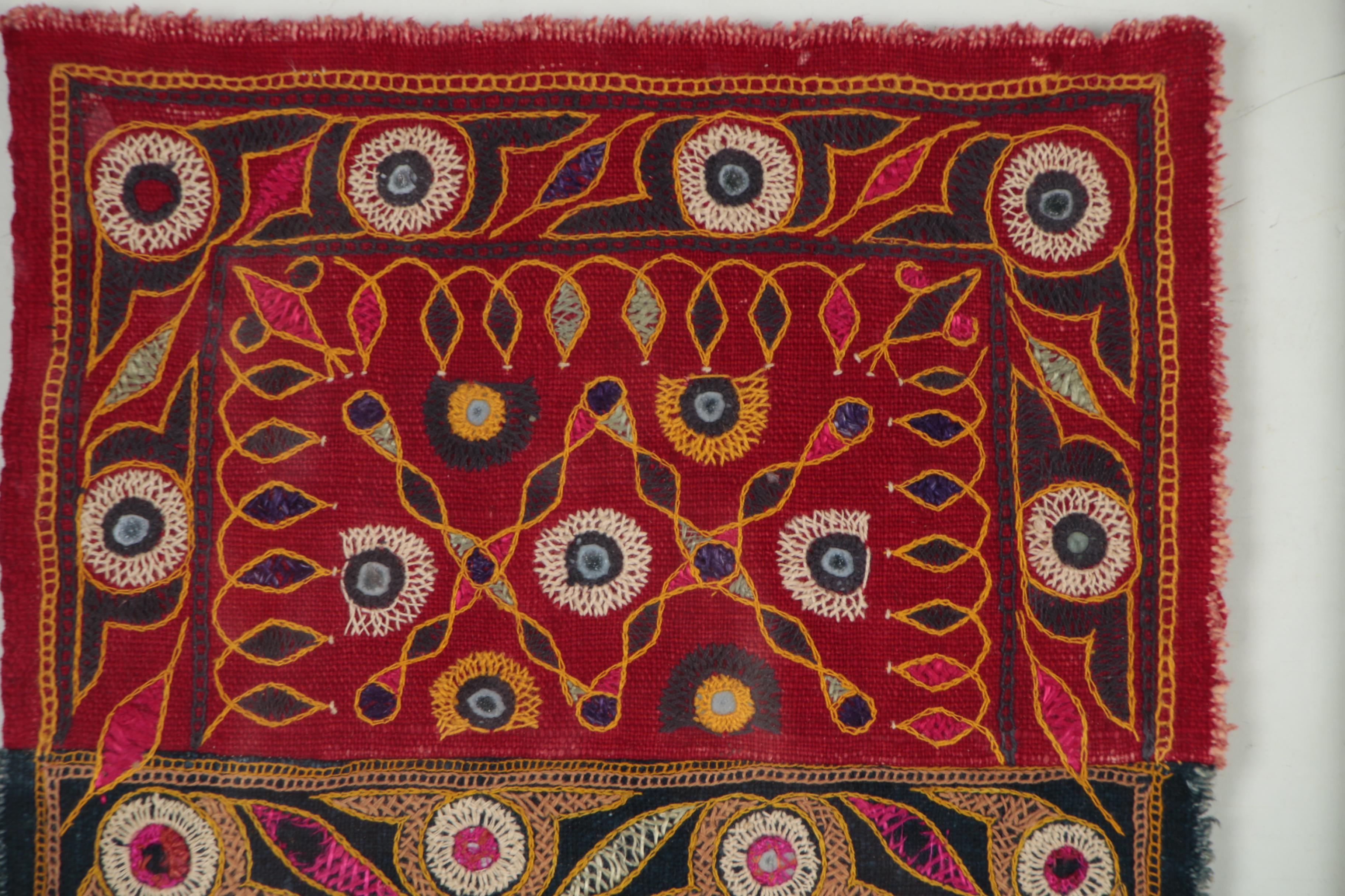 Indian Shisha Embroidered Panel