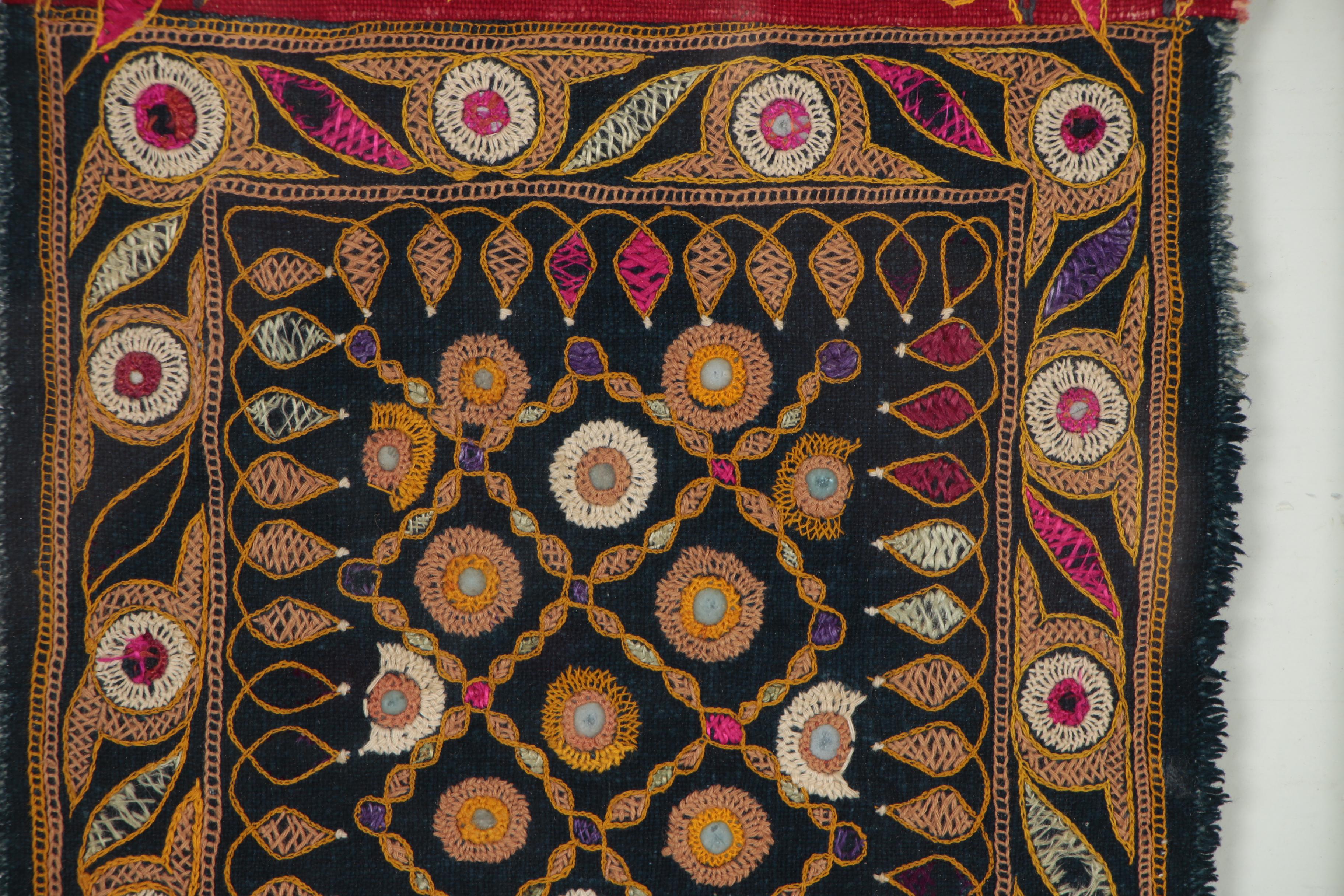 Indian Shisha Embroidered Panel