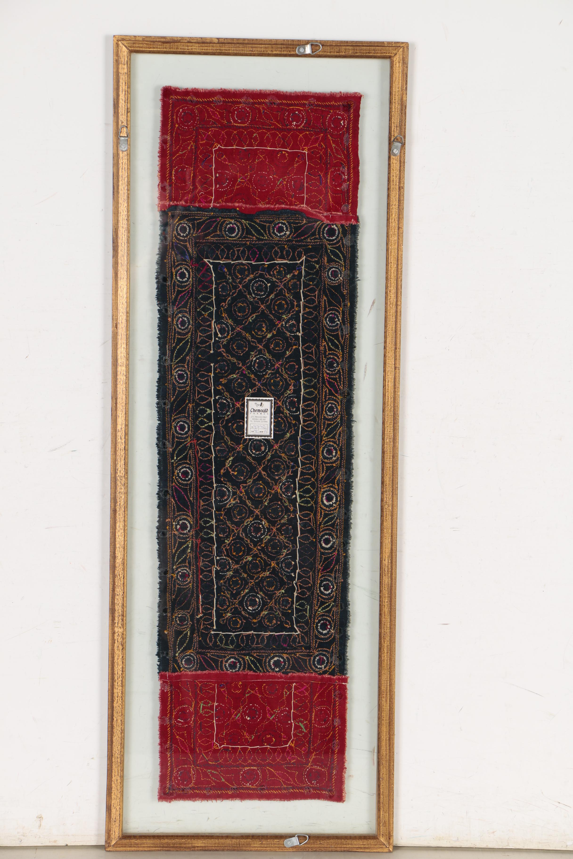 Indian Shisha Embroidered Panel