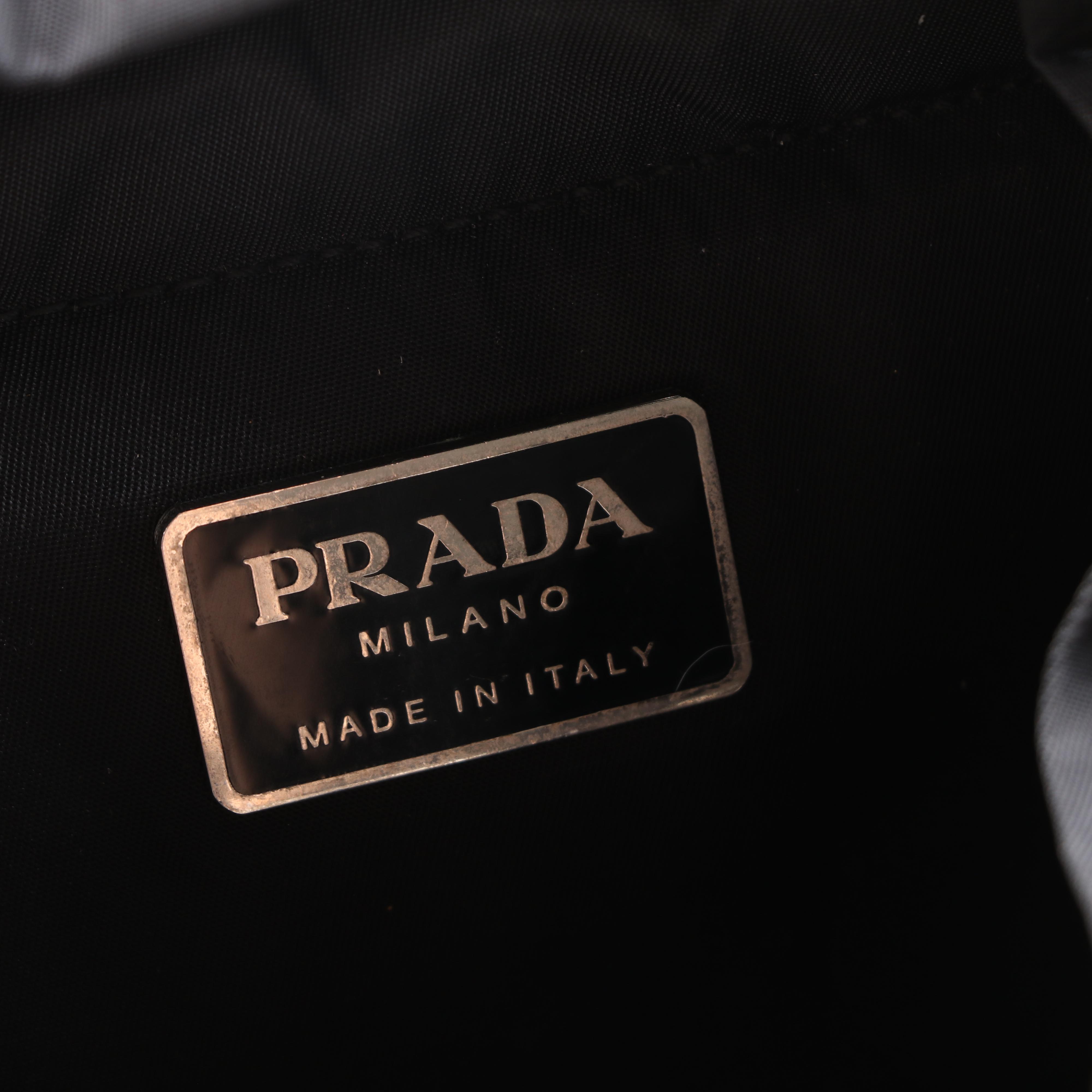 Prada Black Nylon Backpack Purse
