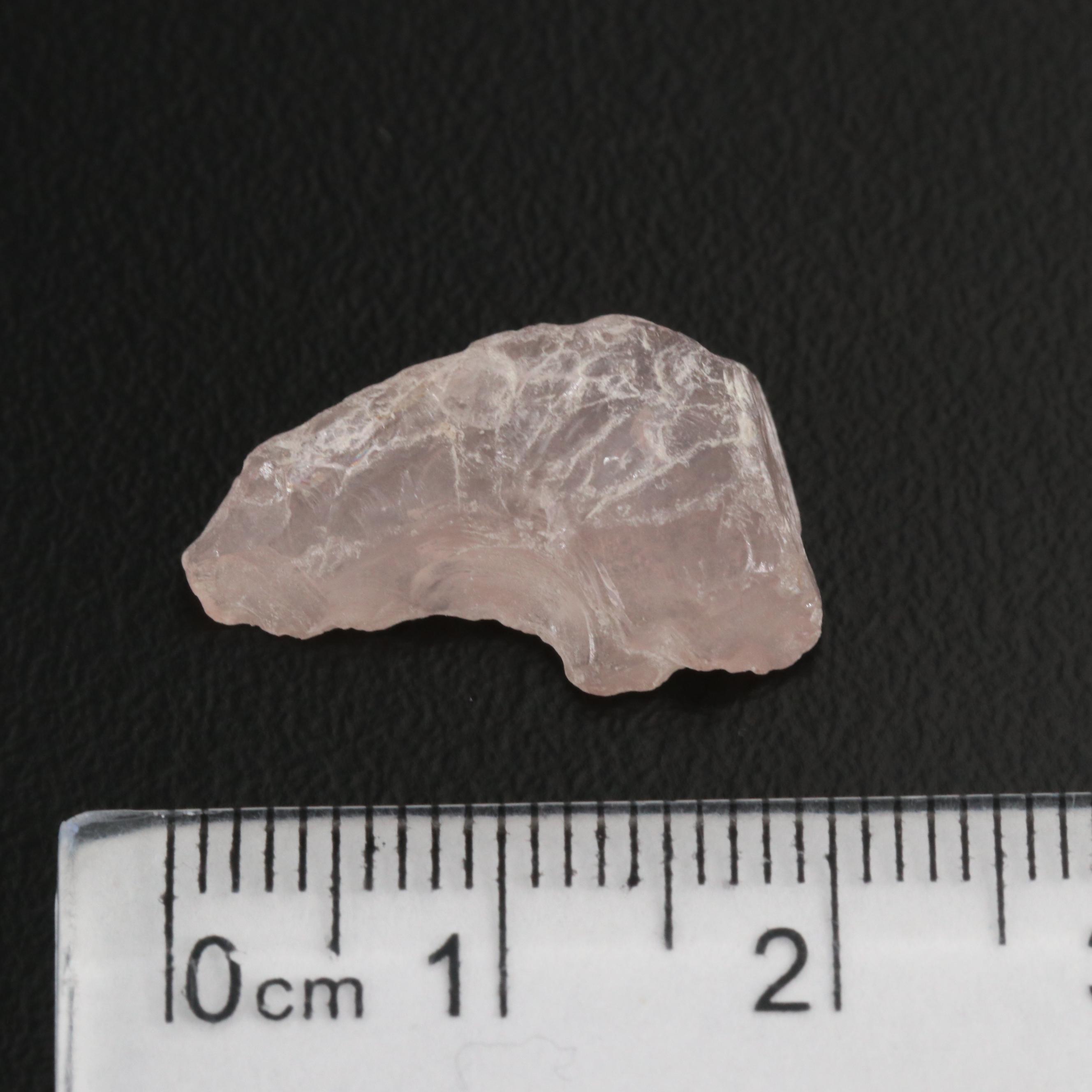 Loose 8.07 CT Rough Rose Quartz