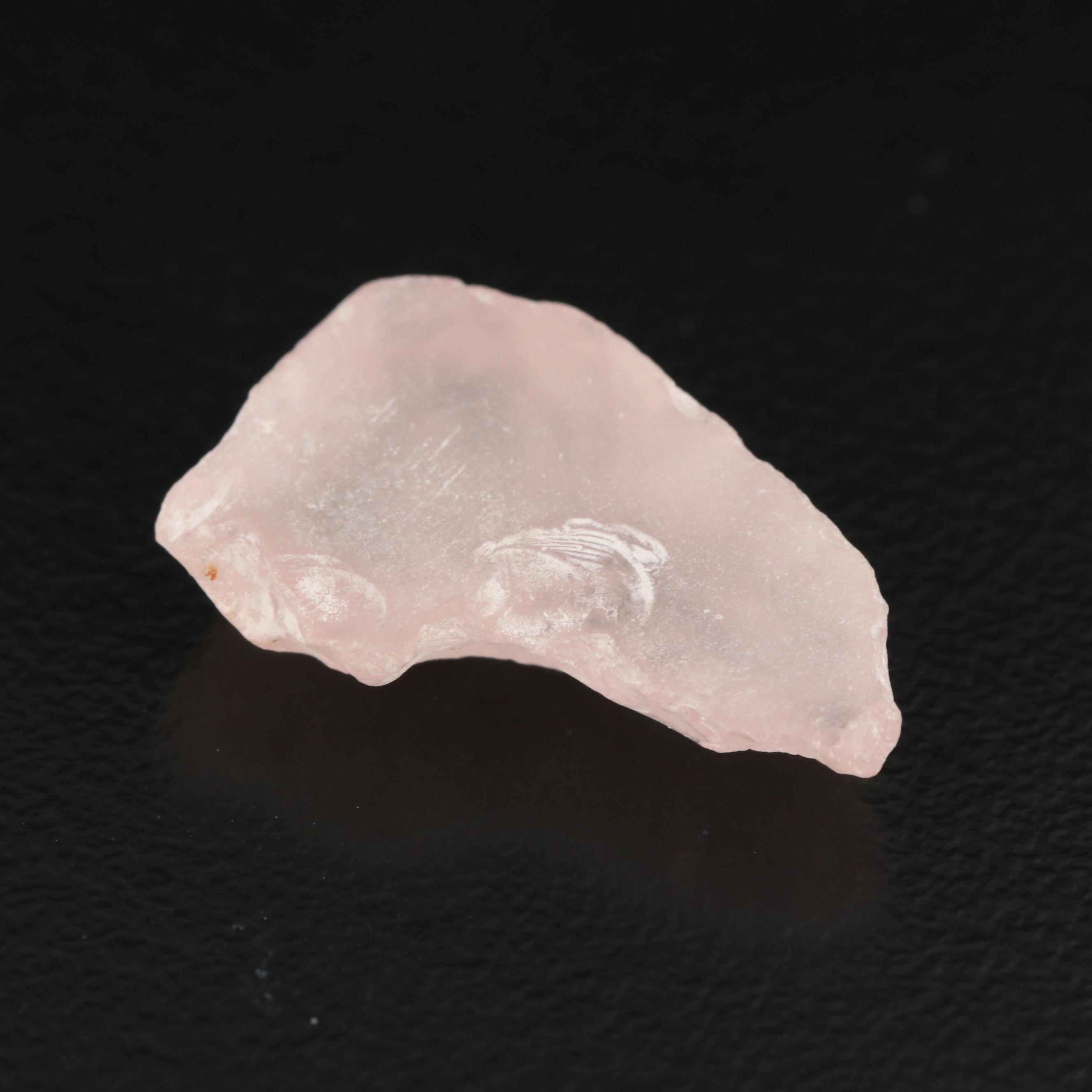 Loose 8.07 CT Rough Rose Quartz