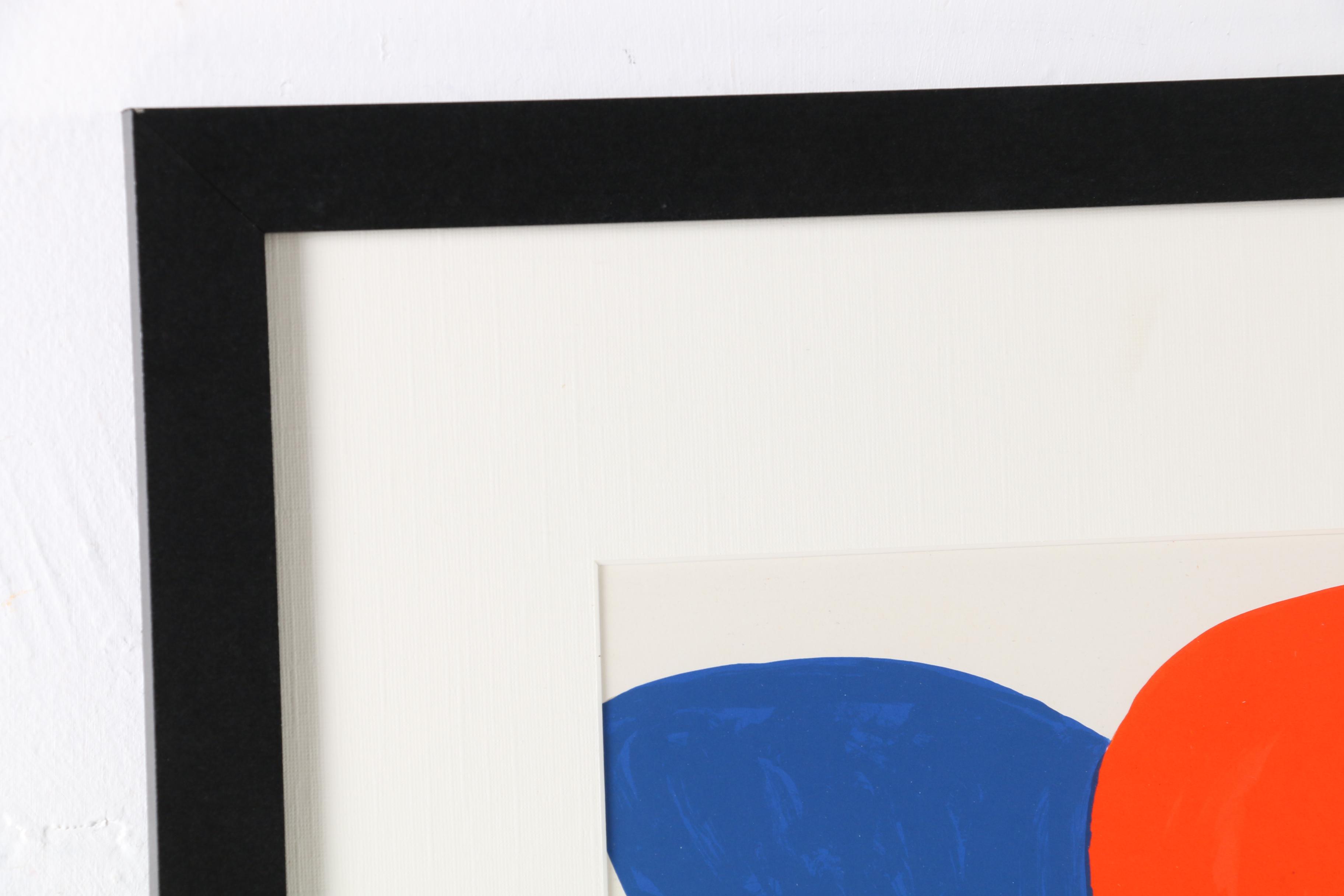 Alexander Calder Double-Page Color Lithograph for "Derrière le Miroir", 1968