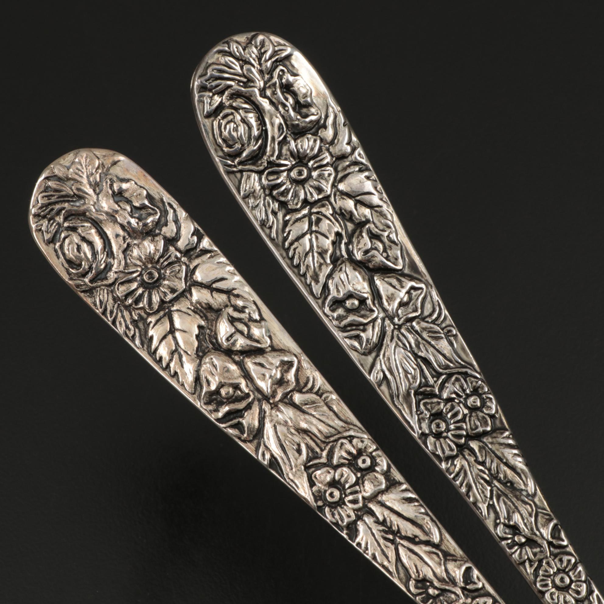 Godinger Silver Plate Serving Spoons with Presentation Box