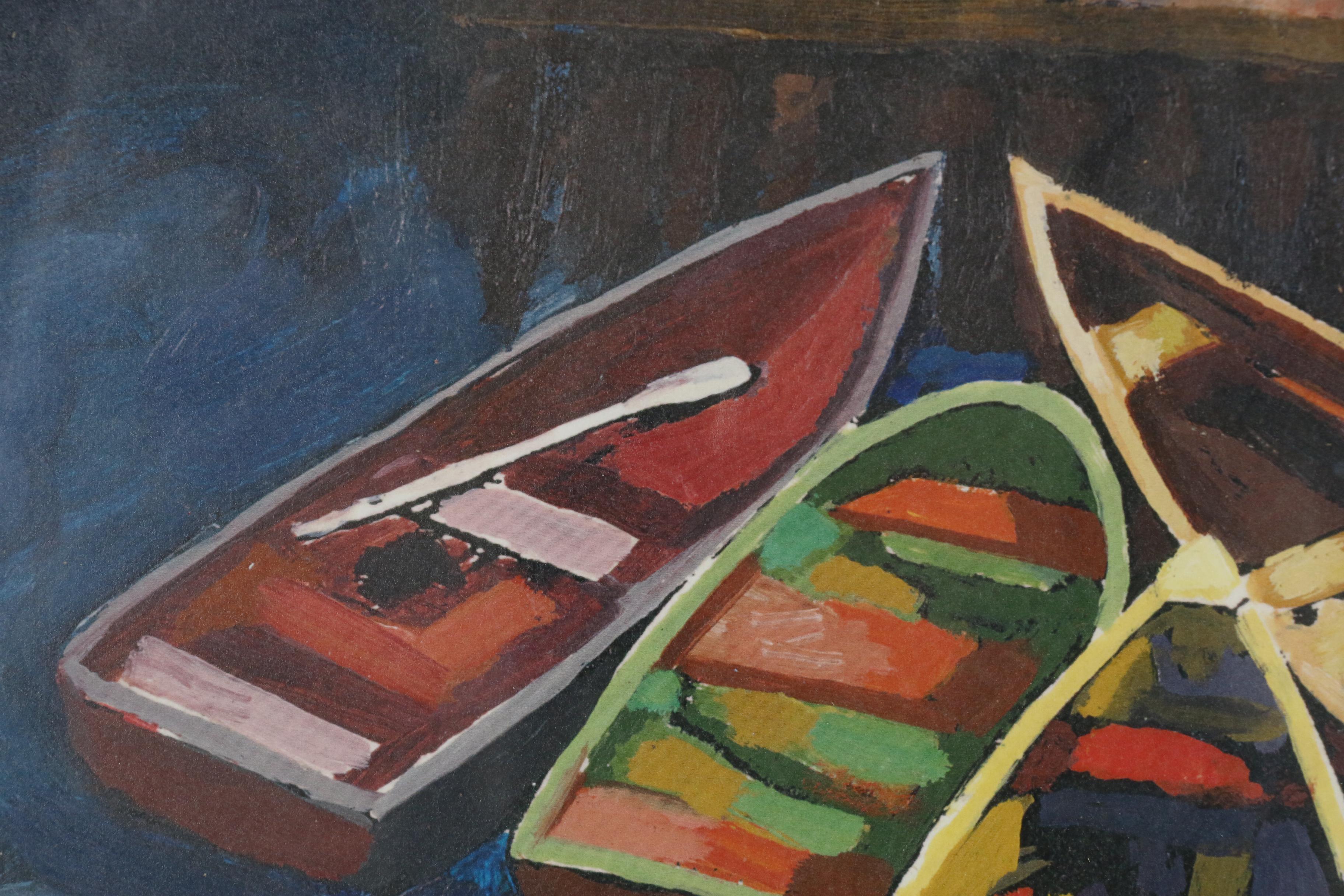 Giclee Print of Rowboats "Nested Dories"