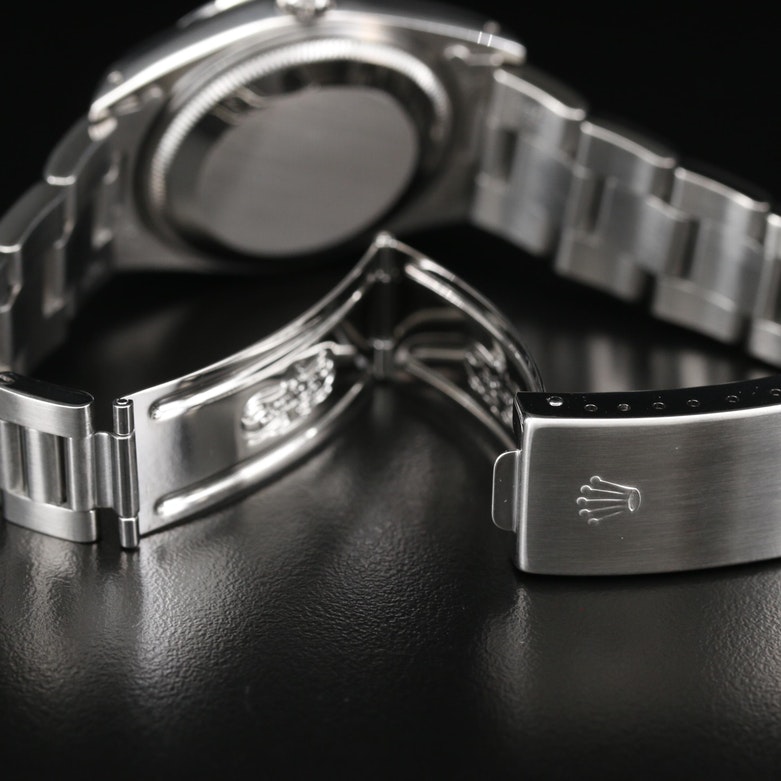 Rolex Date Stainless Steel Automatic Watch, Vintage