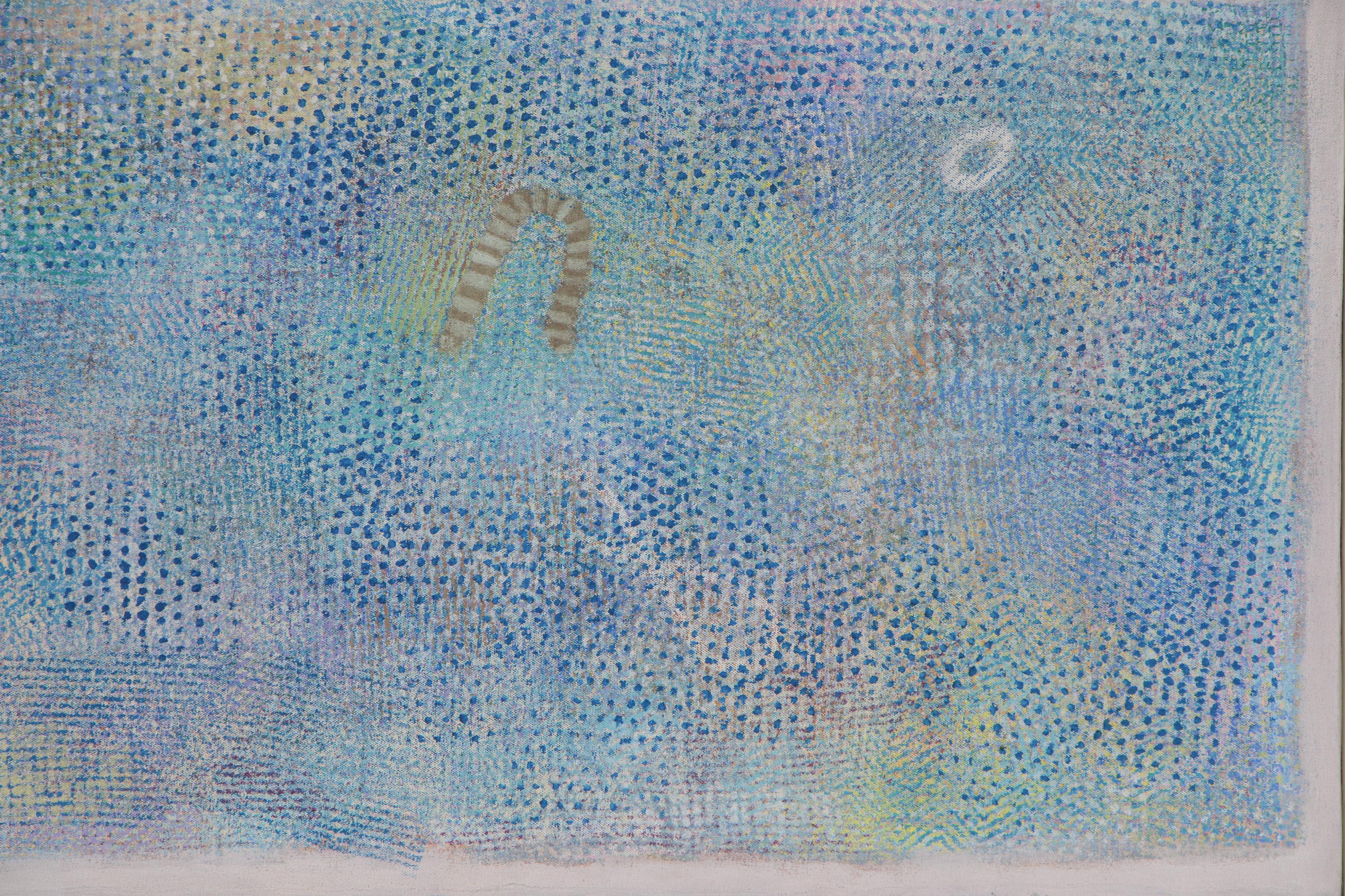 Robert Natkin Abstract Oil Painting "Antic Pergasio", 1994